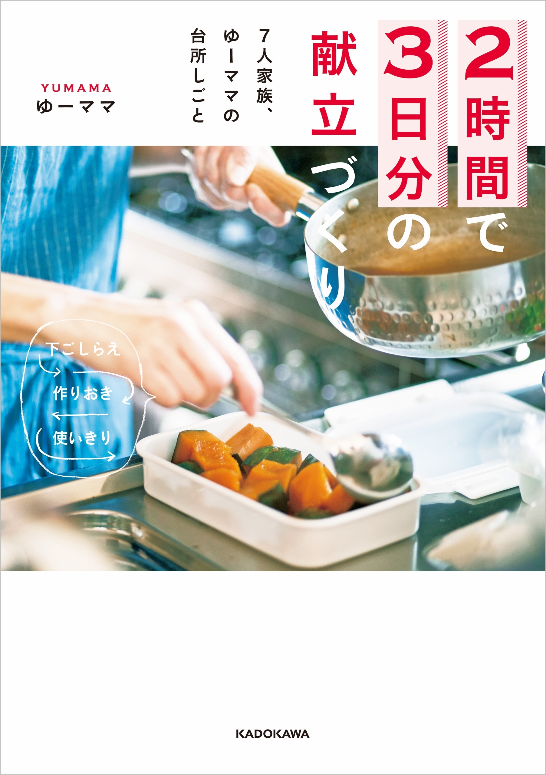 ２時間で３日分の献立づくり　７人家族、ゆーママの台所しごと　下ごしらえ、作りおき、使いきり