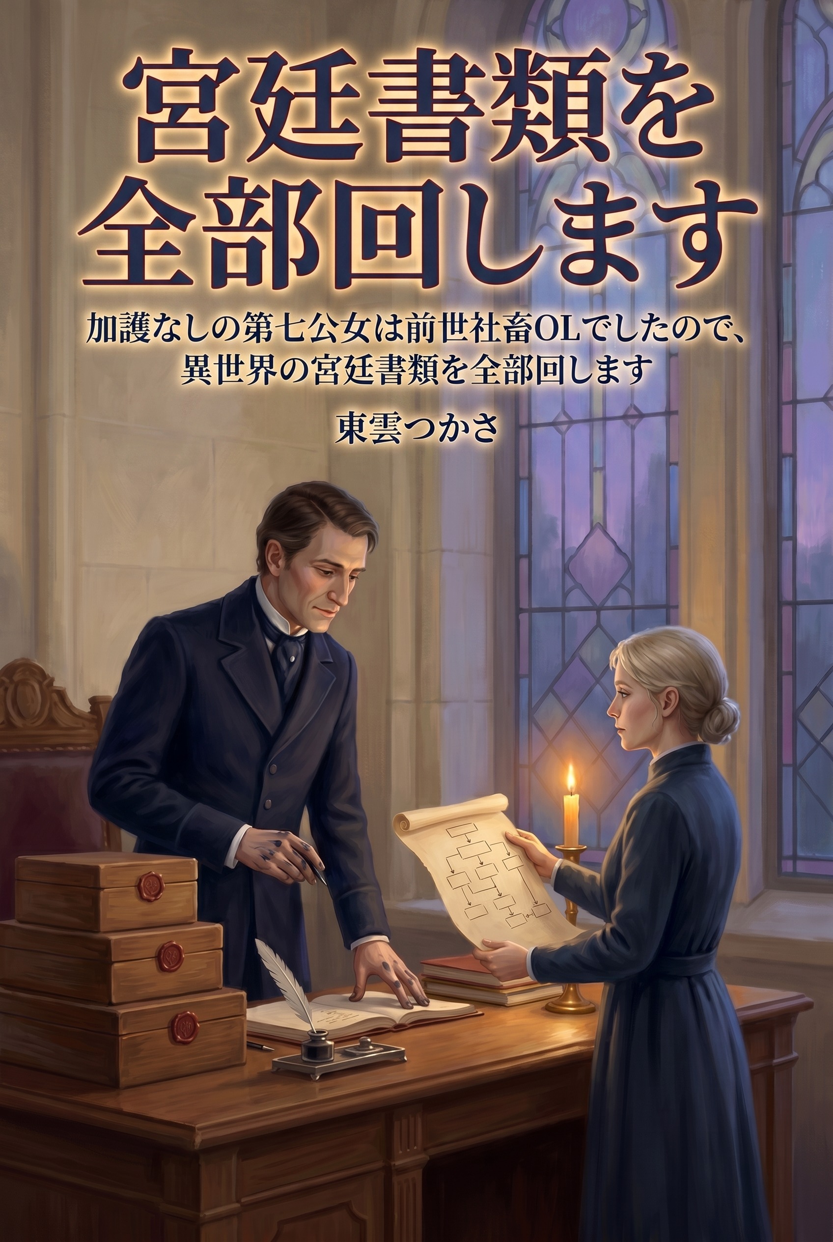 加護なしの第七公女は前世社畜OLでしたので、異世界の宮廷書類を全部回します