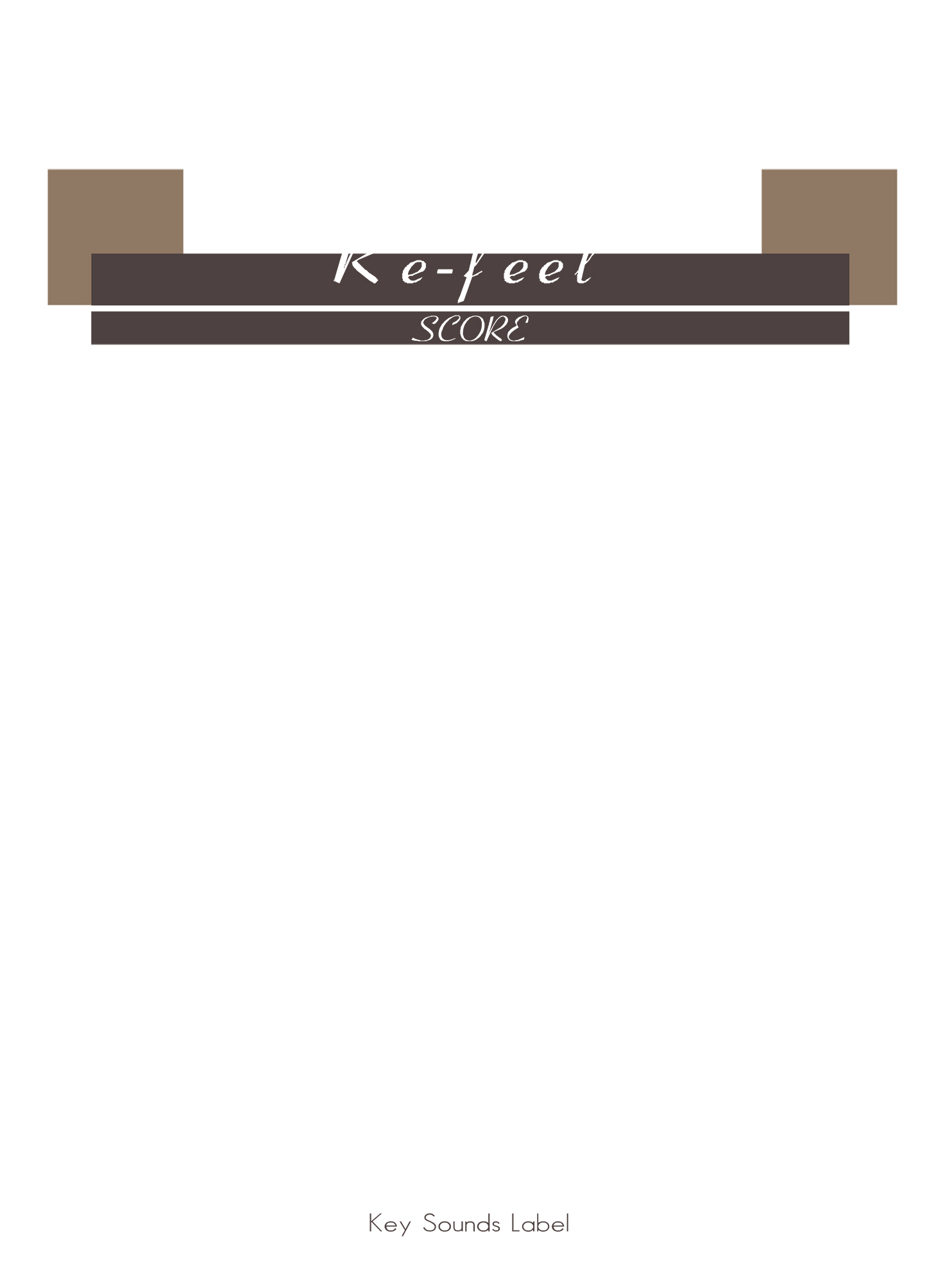 Kanon/AIR Piano Arrange Album Re-feel SCORE