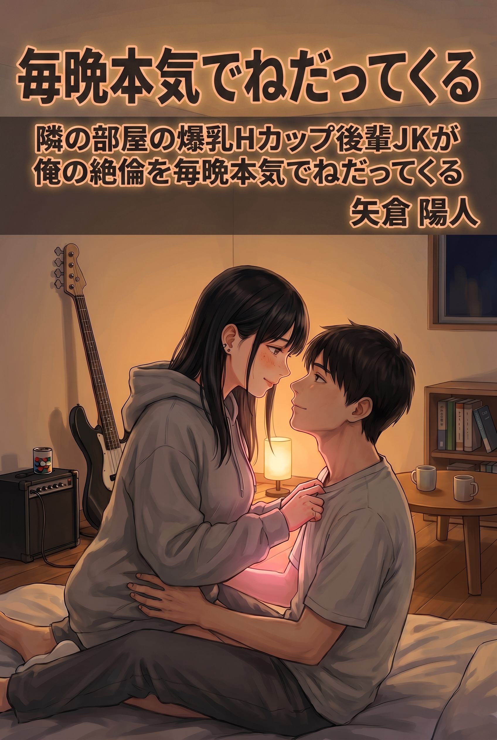 隣の部屋の爆乳Hカップ後輩JKが俺の絶倫を毎晩本気でねだってくる