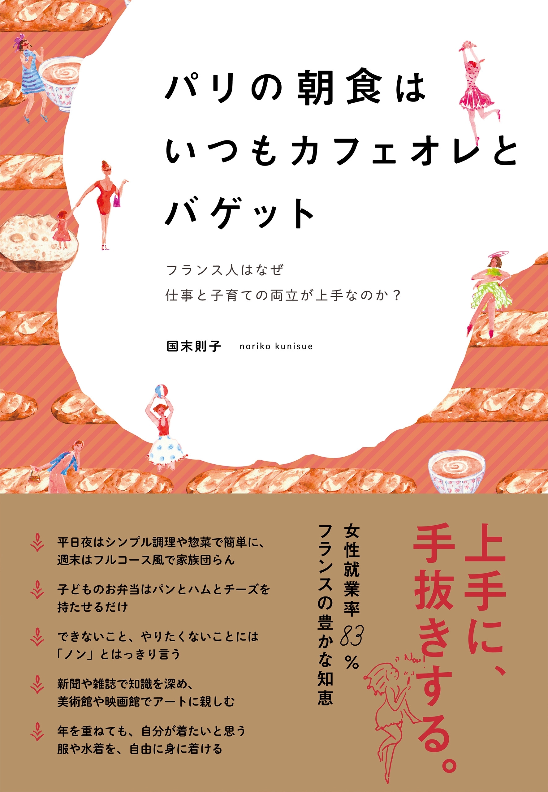 パリの朝食はいつもカフェオレとバゲット