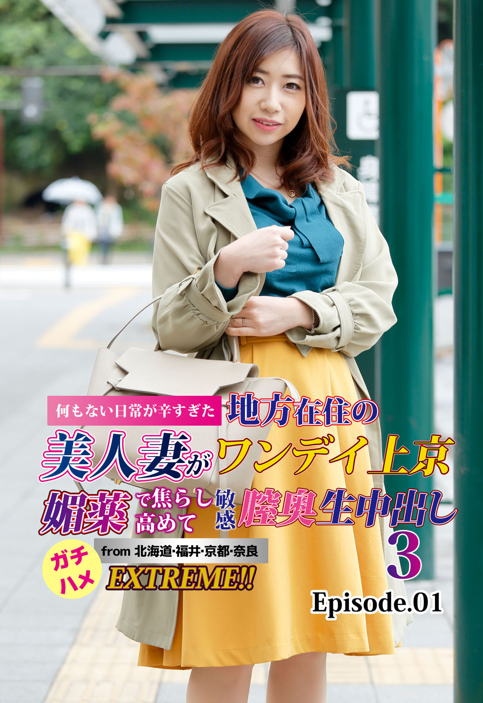 何もない日常が辛すぎた地方在住の美人妻がワンデイ上京 媚薬で焦らし高めて敏感膣奥生中出し3 from 北海道・福井・京都・奈良 ガチハメEXTREME！！ Episode.01