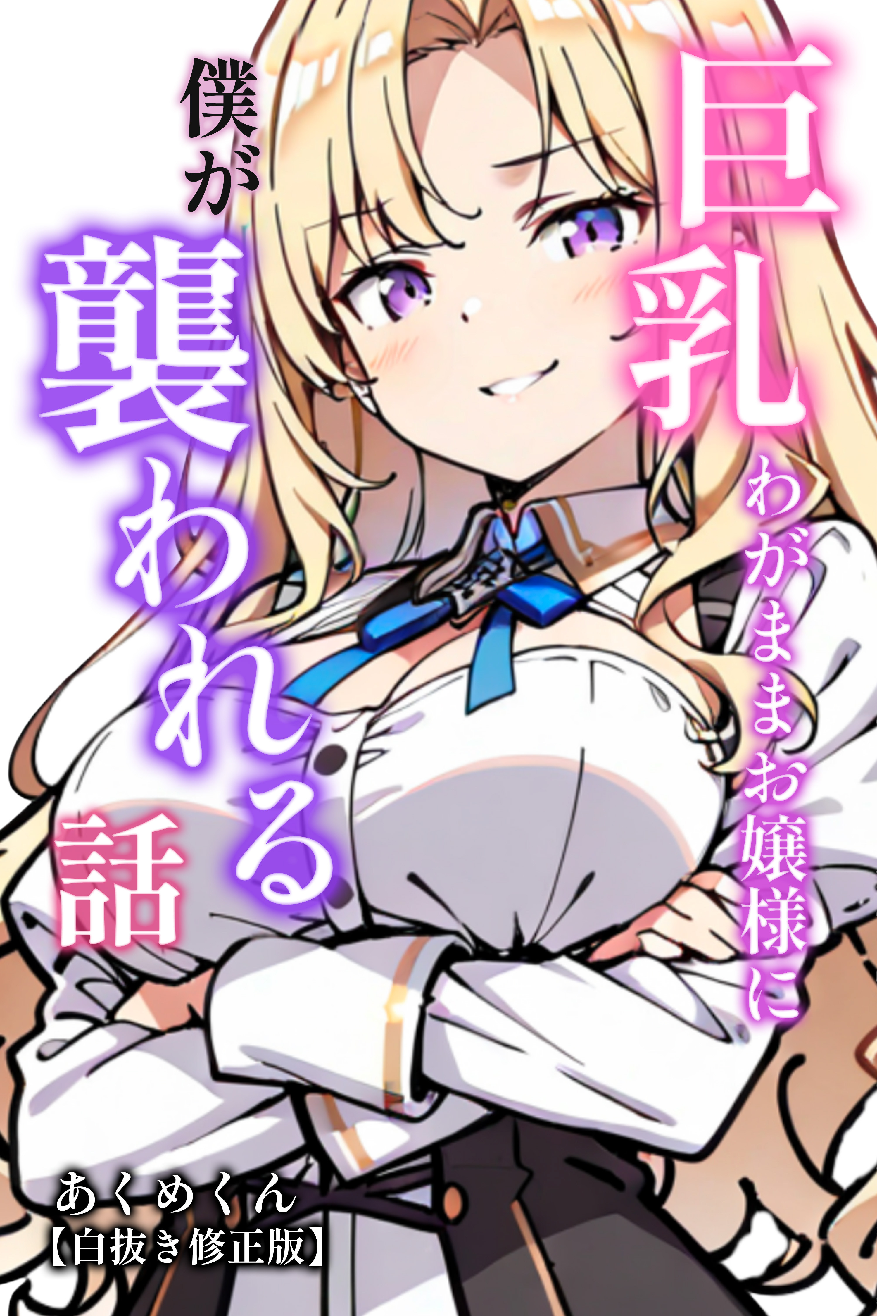 巨乳わがままお嬢様に僕が襲われる話【白抜き修正版】