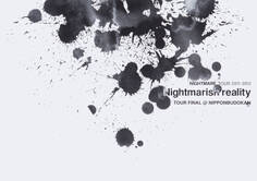 ナイトメア公式ツアーパンフレット 2011 TOUR 2011-2012 Nightmarish reality TOUR FINAL@NIPPONBUDOKAN