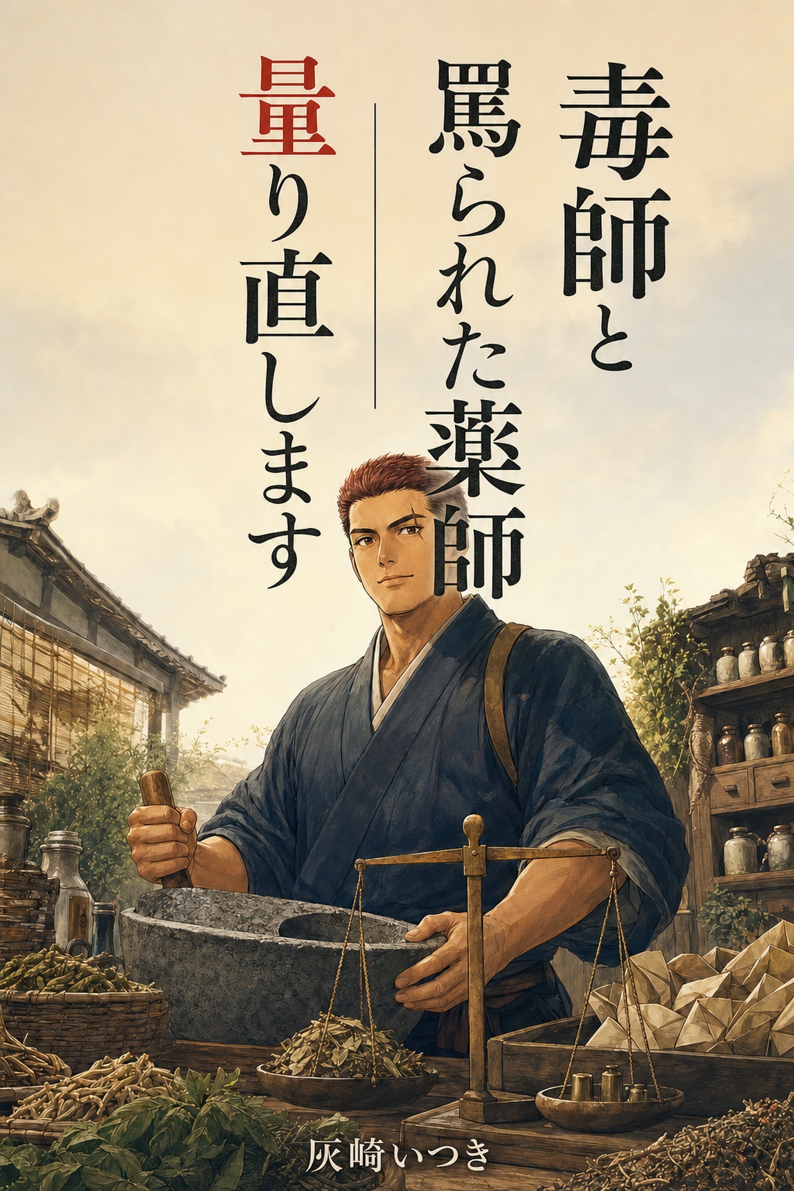 「毒師」と罵られ町を追われた薬師ですが、郡の村で没収薬を量り直したら、御定めが毒と決めた炭の粉が腹の薬でした