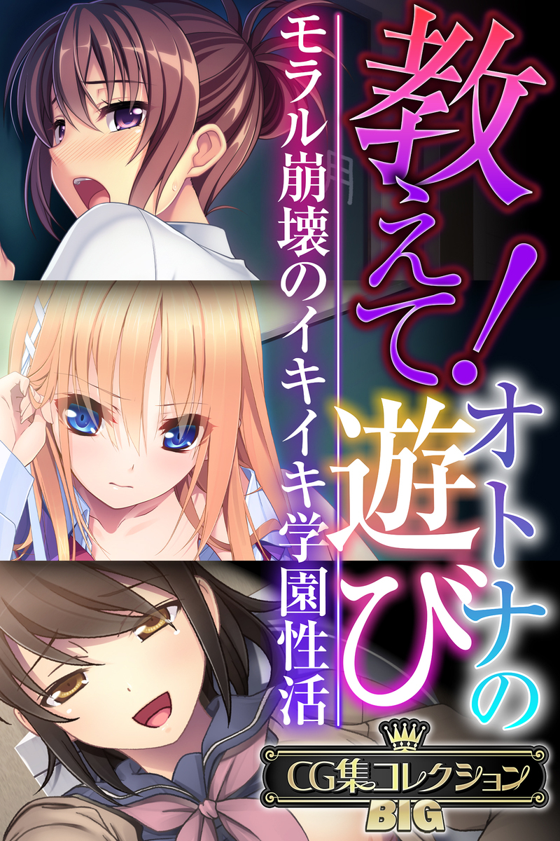 教えて！オトナの遊び ～モラル崩壊のイキイキ学園性活～【CG集コレクションBIG】