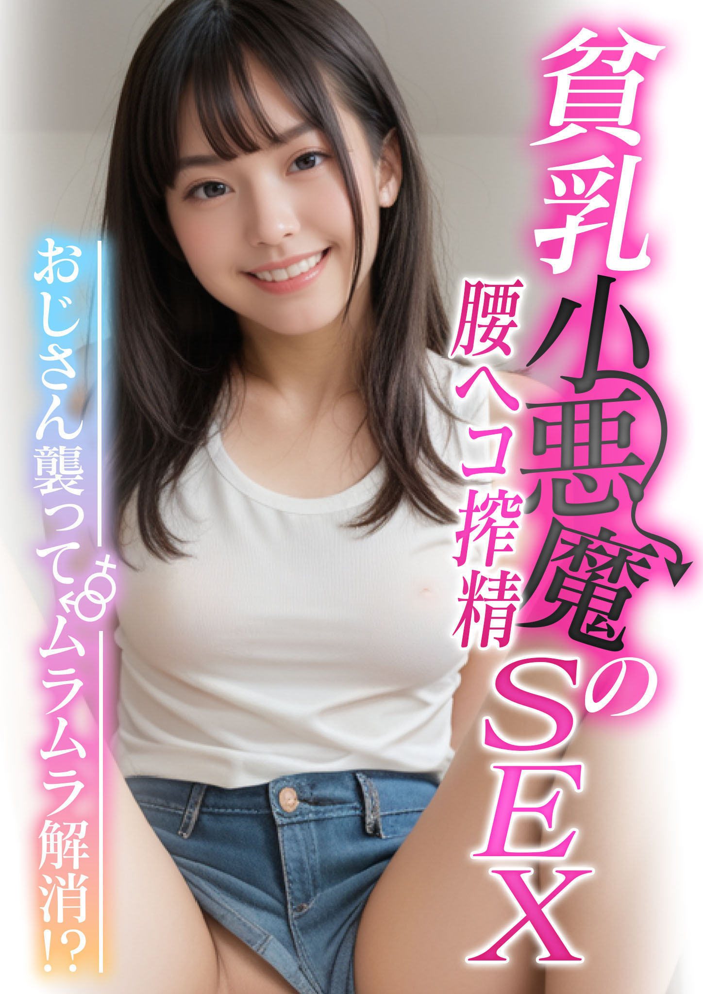 ××小悪魔の腰ヘコ搾精SEX ～おじさん×ってムラムラ解消！？～