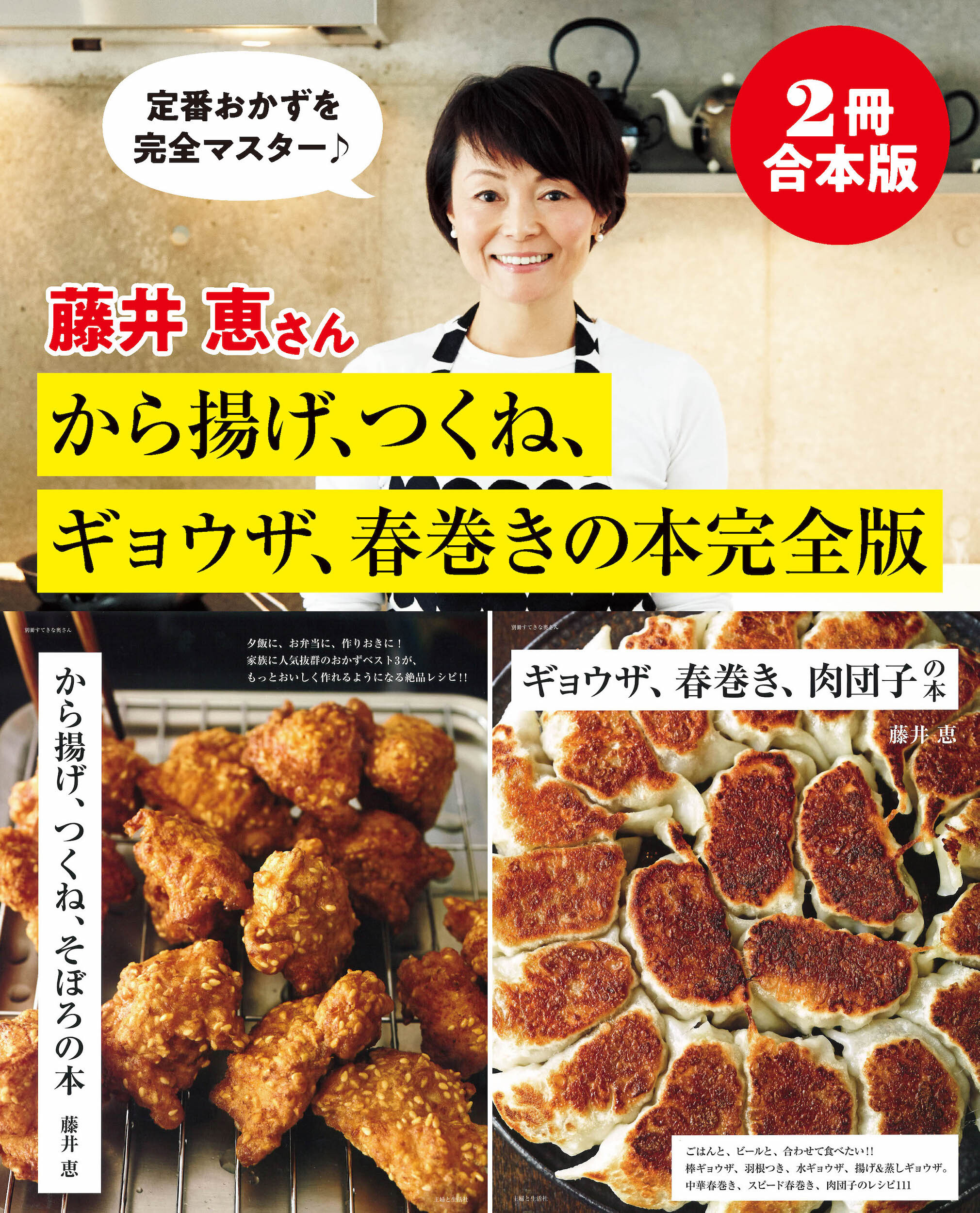 【2冊合本版】藤井恵さんから揚げ、つくね、ギョウザ、春巻きの本完全版