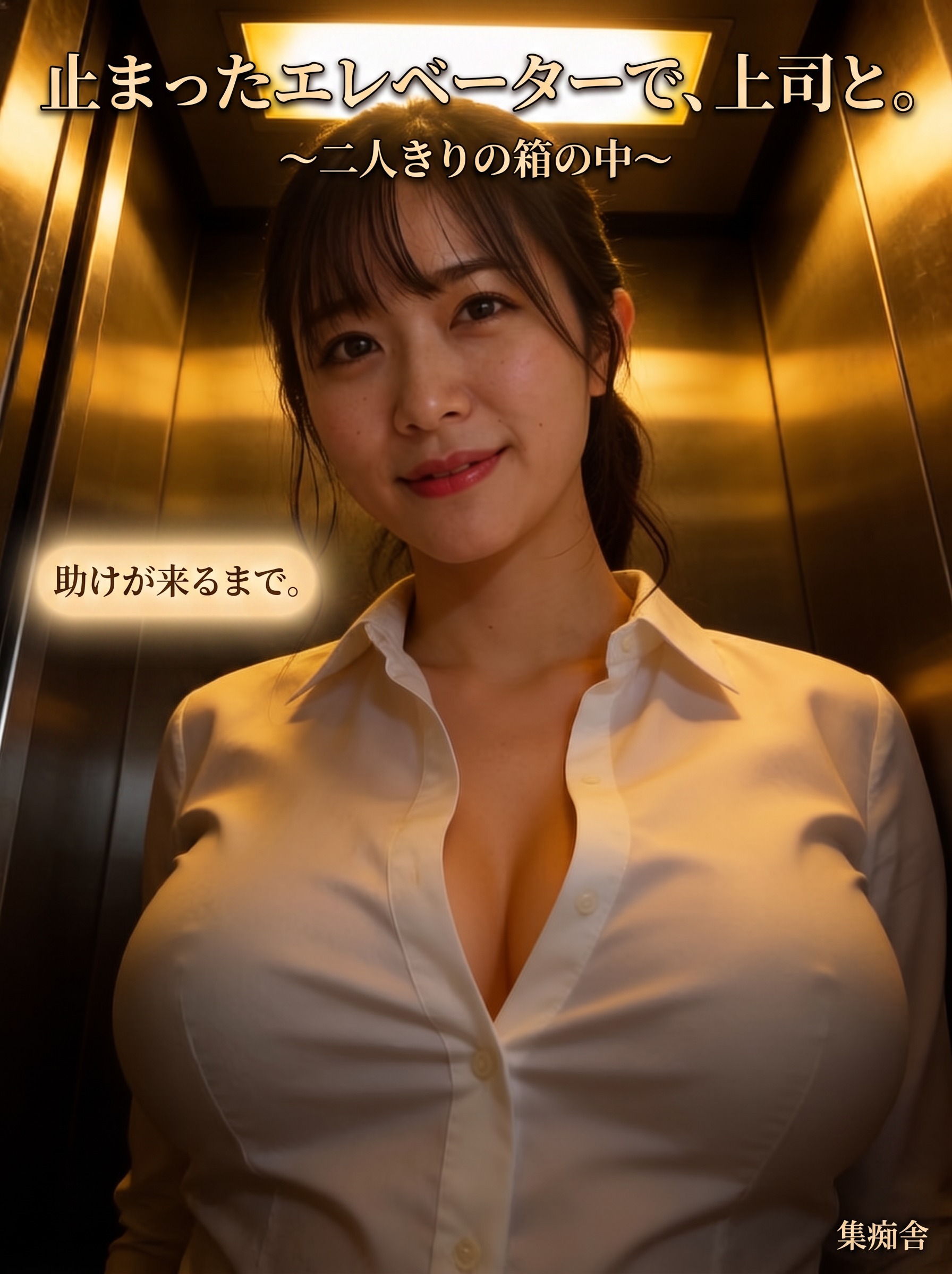 止まったエレベーターで、上司と。 ～二人きりの箱の中～