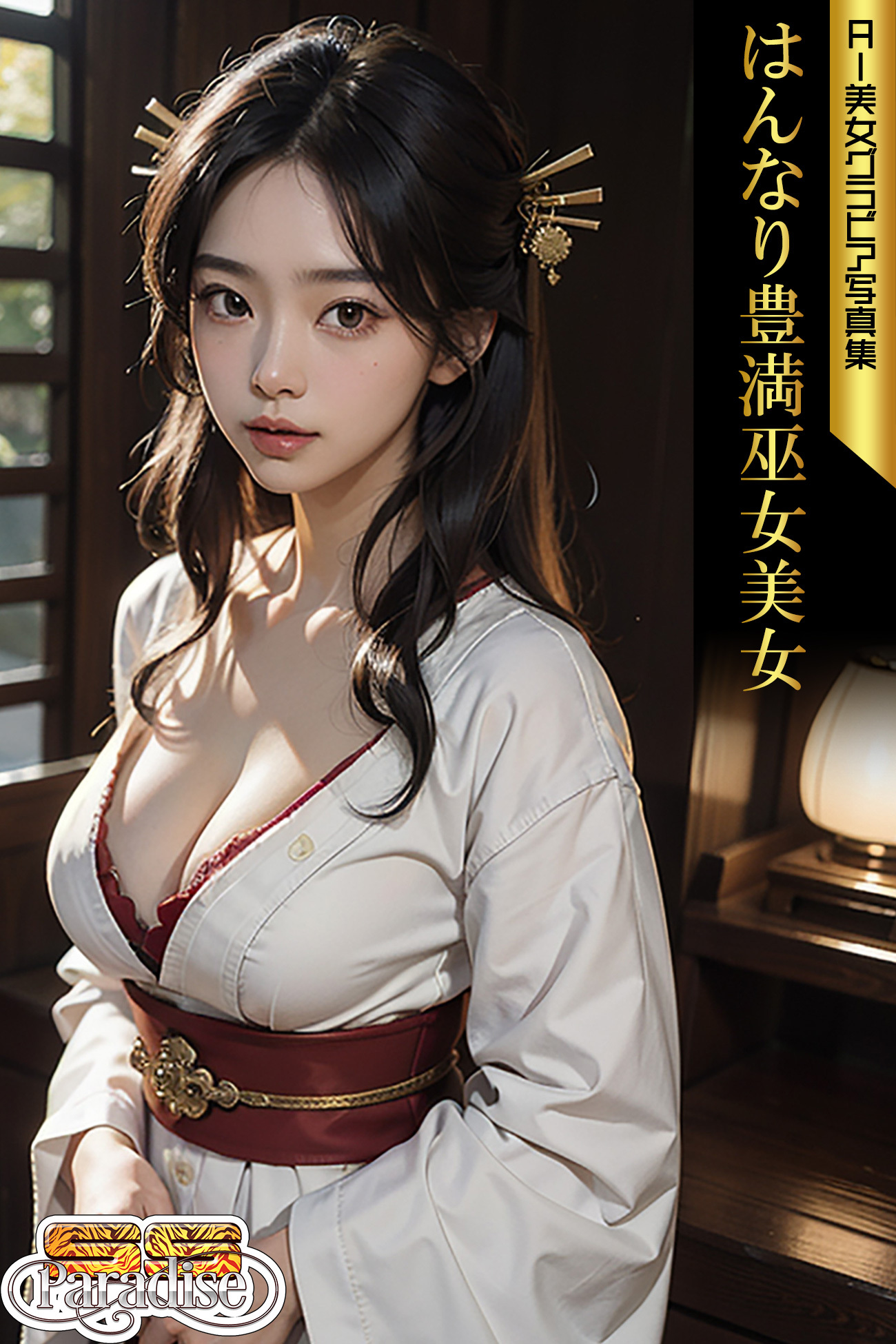 SS-Paradise　はんなり豊満巫女美女　AI美女写真集