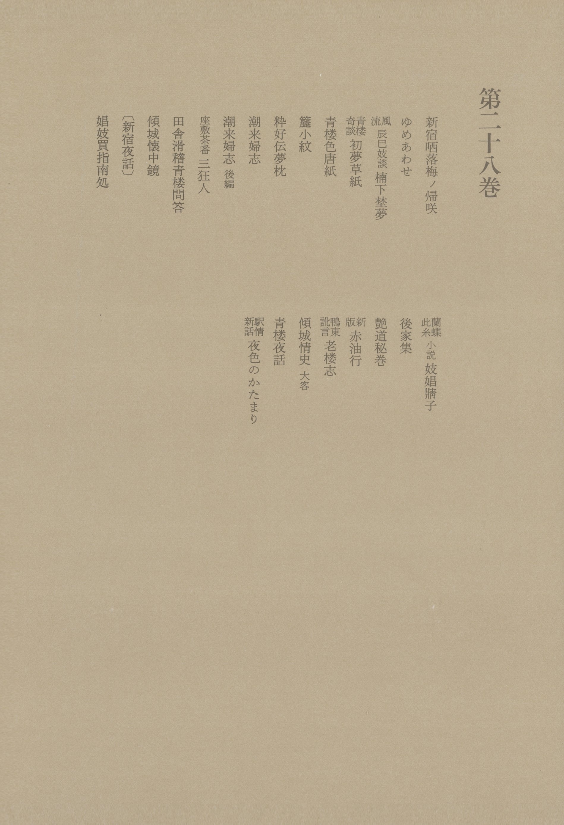 洒落本大成〈第28巻〉