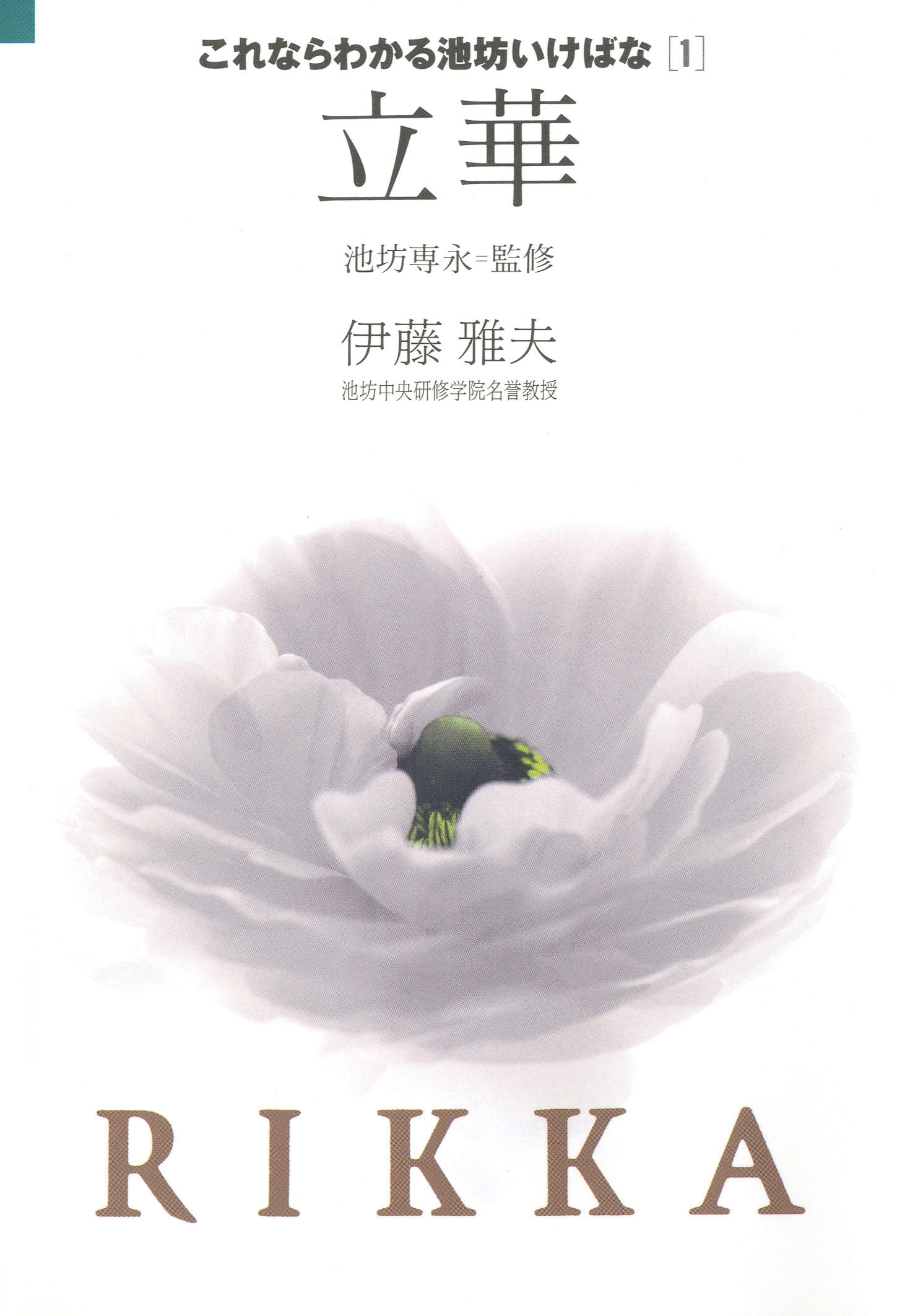 これならわかる池坊いけばな［１］立華