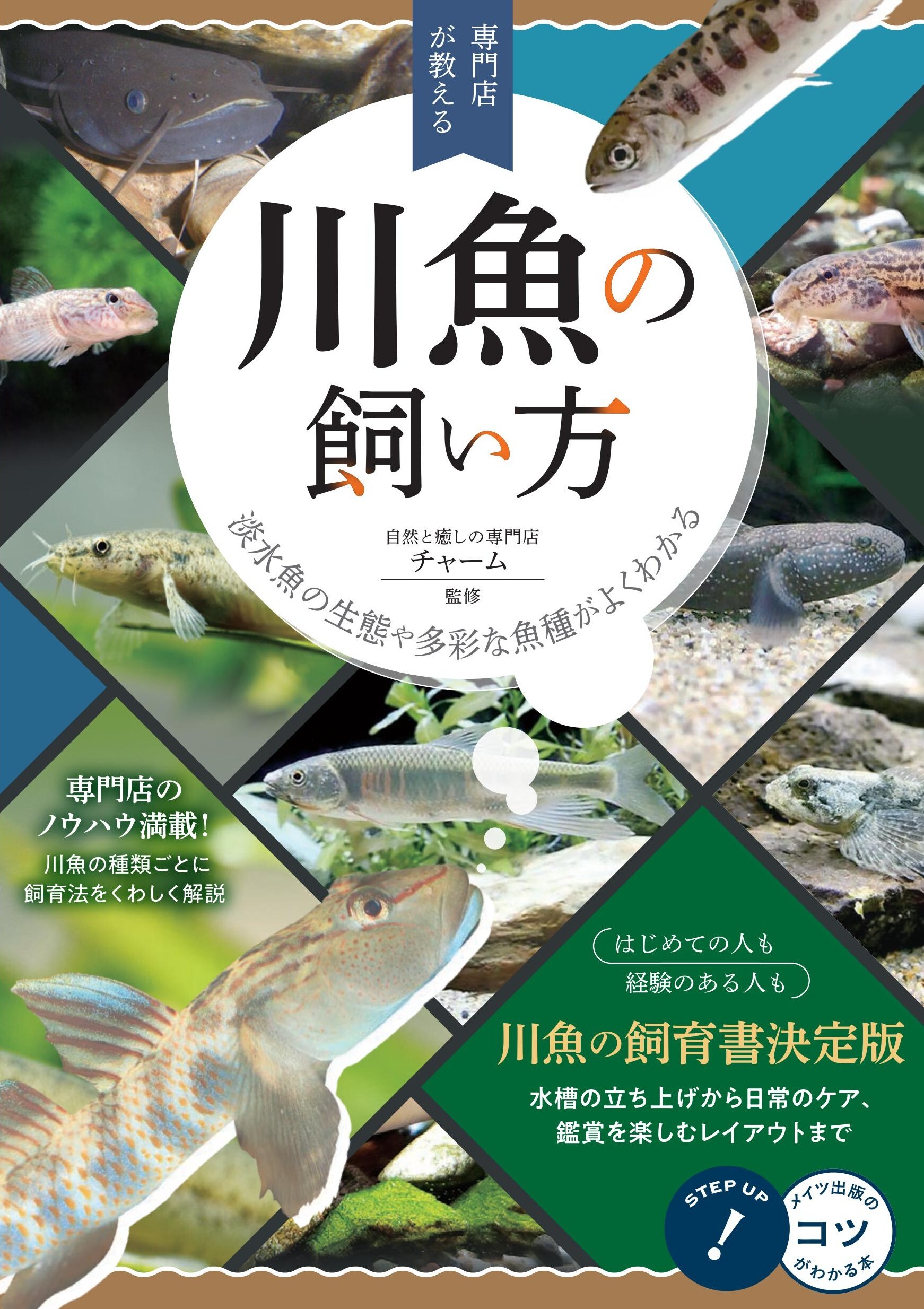 専門店が教える 川魚の飼い方 淡水魚の生態や多彩な魚種がよくわかる