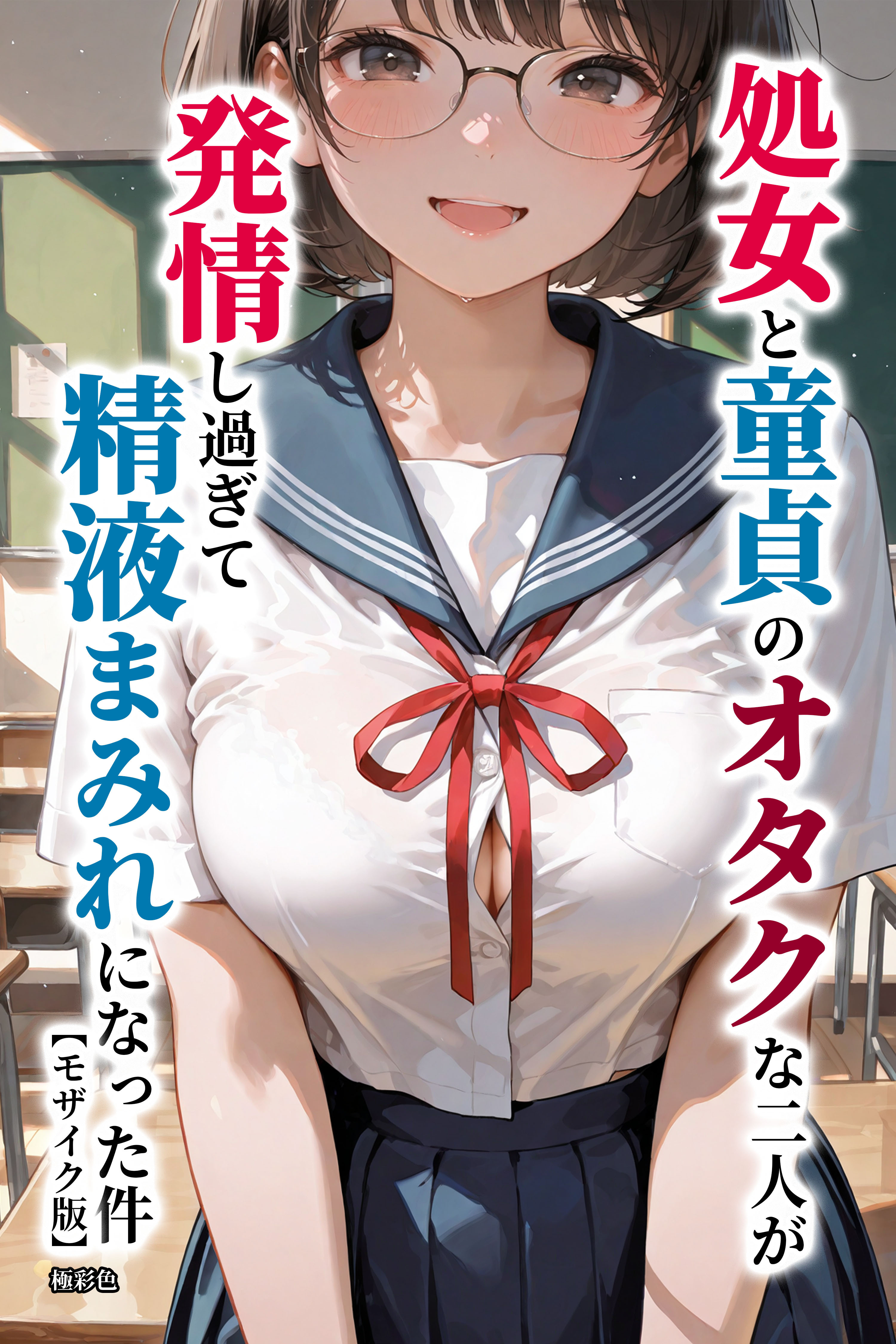 処女と童貞のオタクな二人が発情し過ぎて精液まみれになった件【モザイク版】