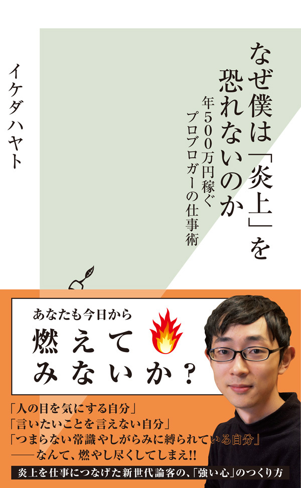 なぜ僕は「炎上」を恐れないのか～年５００万円稼ぐプロブロガーの仕事術～