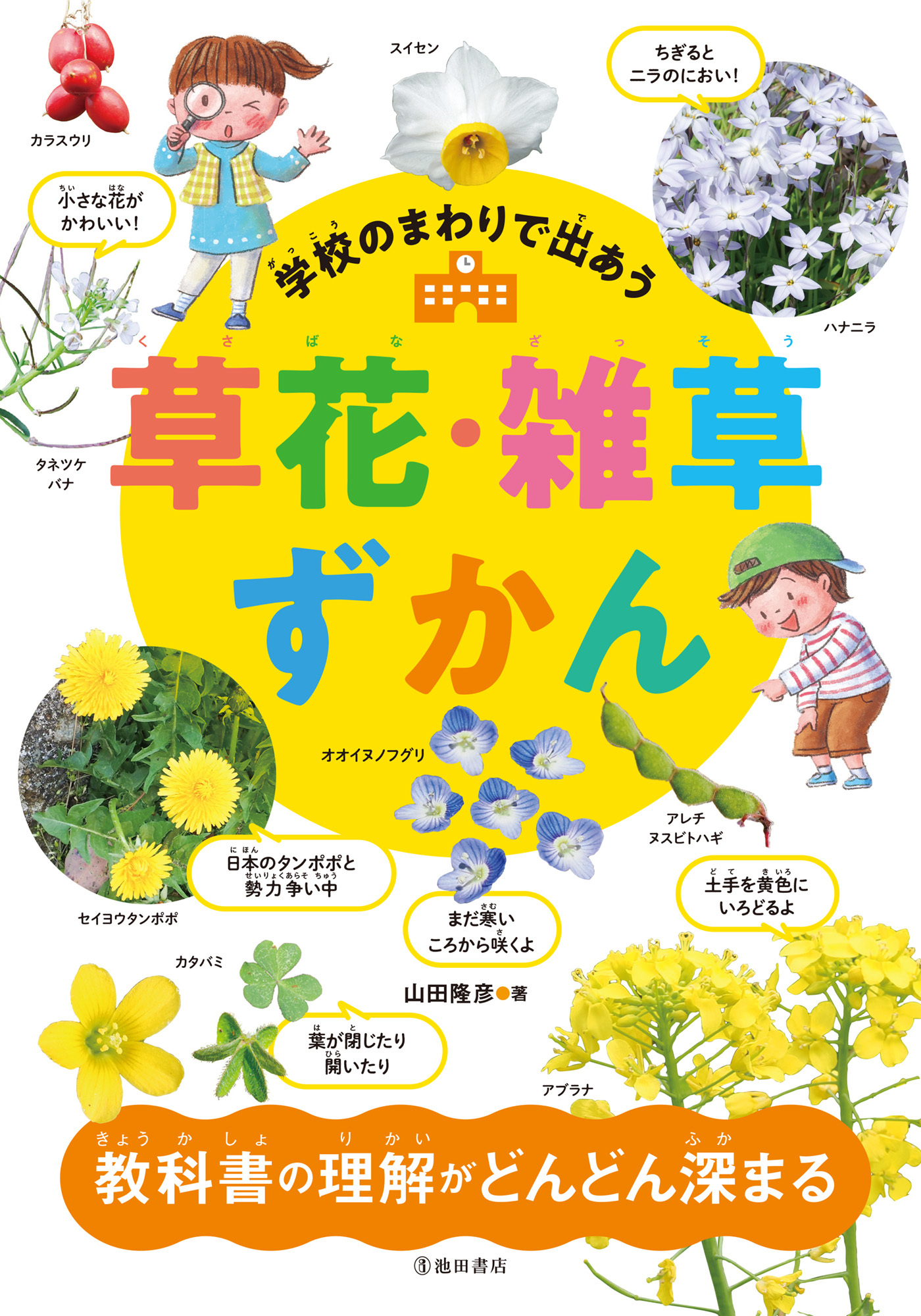 学校のまわりで出あう 草花・雑草ずかん（池田書店）
