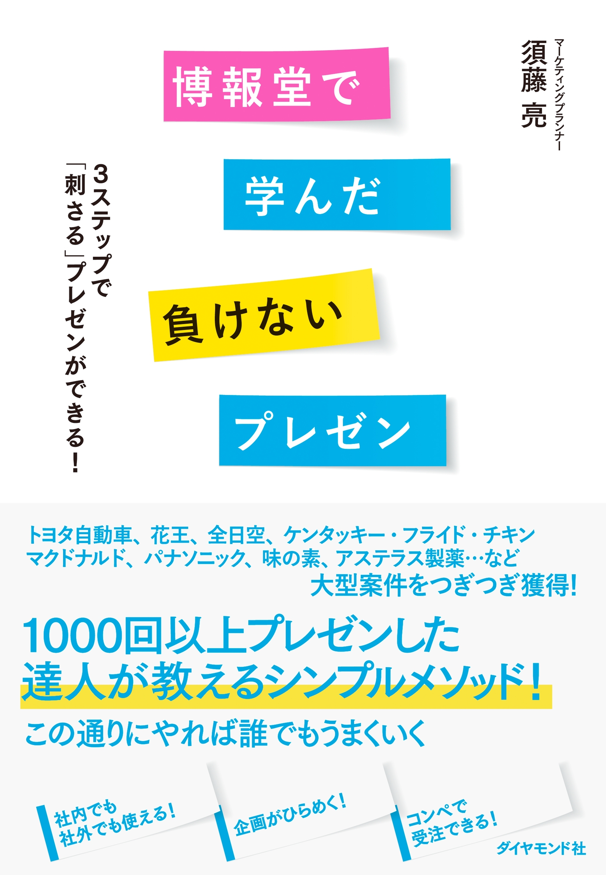 博報堂で学んだ負けないプレゼン―――３ステップで「刺さる」プレゼンができる！