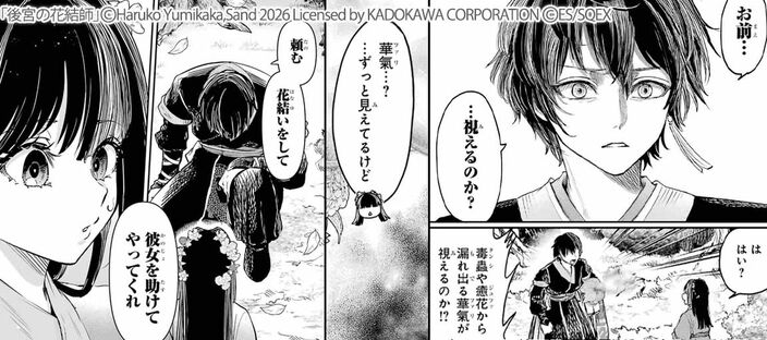 【期間限定　試し読み増量版】後宮の花結師 1巻のコマ