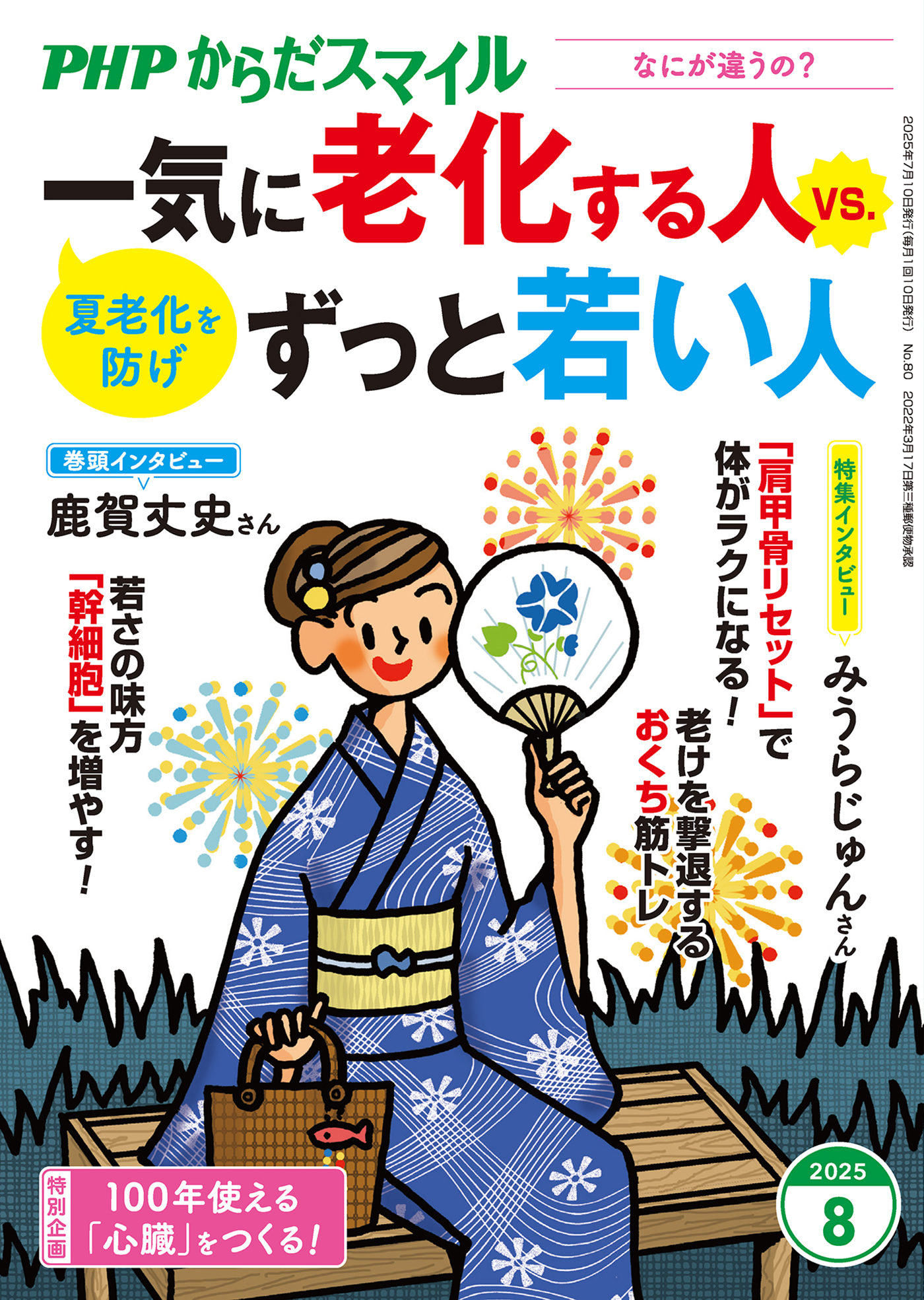 PHPからだスマイル2025年8月号 一気に老化する人 vs. ずっと若い人