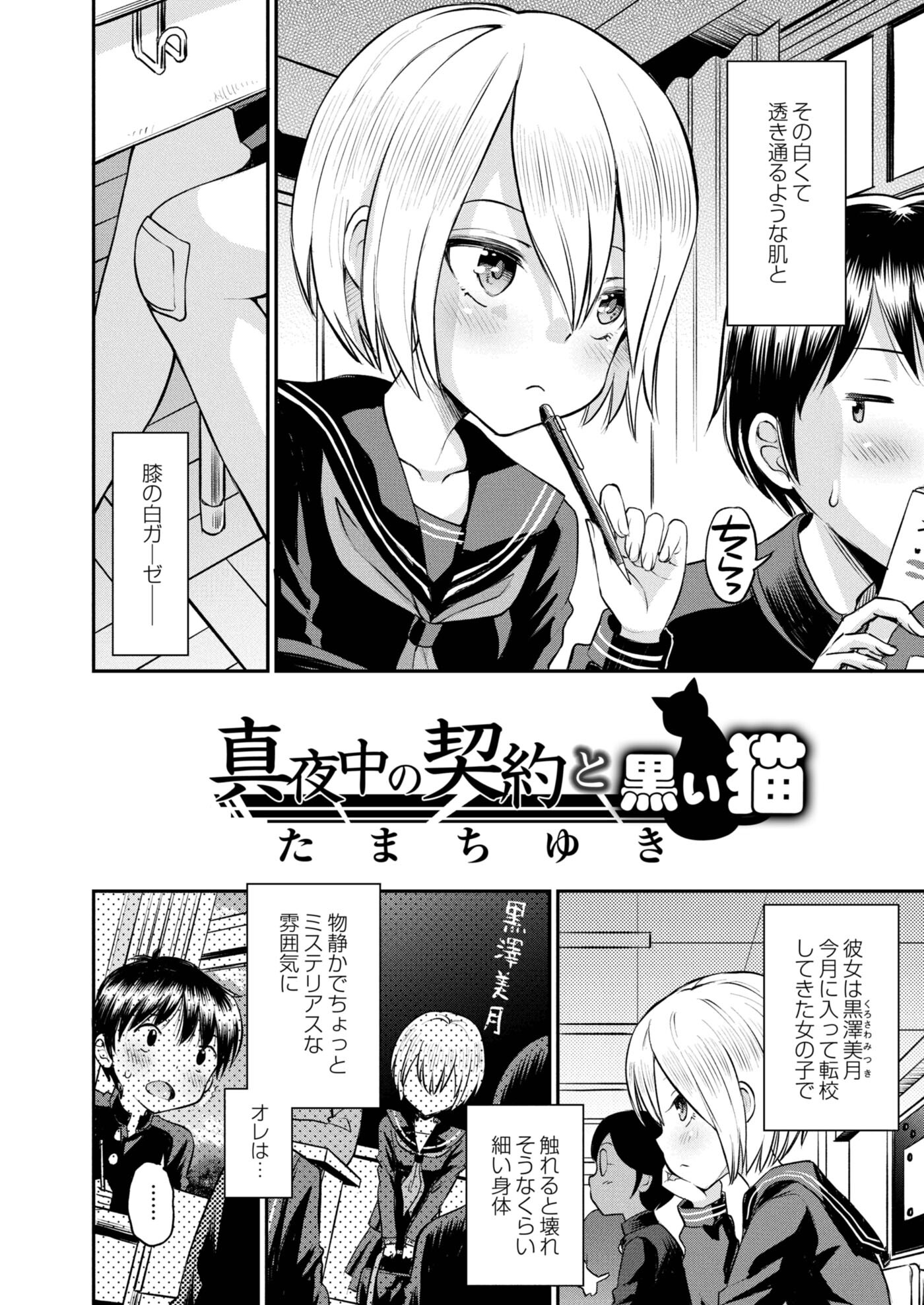 真夜中の契約と黒い猫