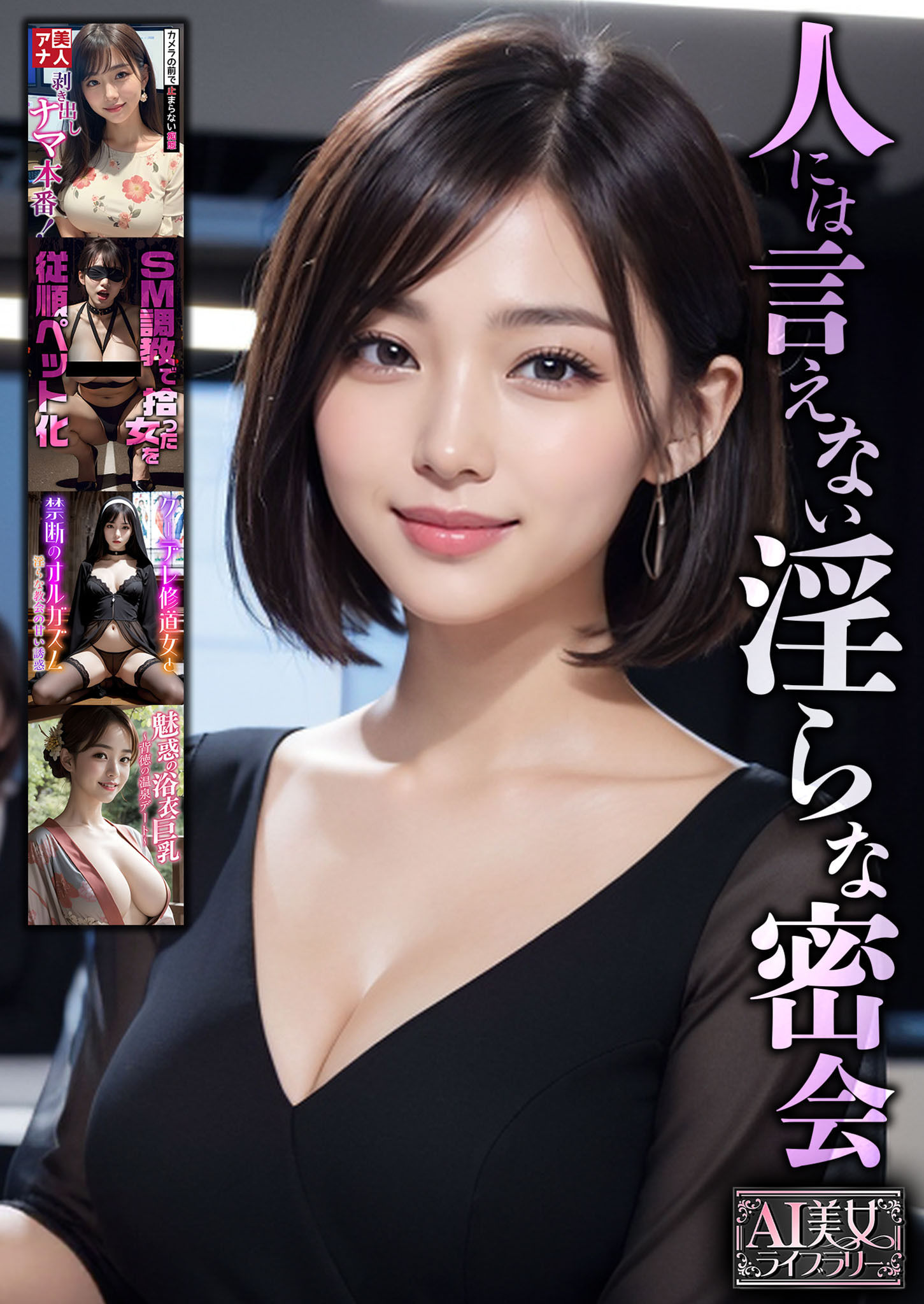 人には言えない淫らな密会【AI美女ライブラリー】