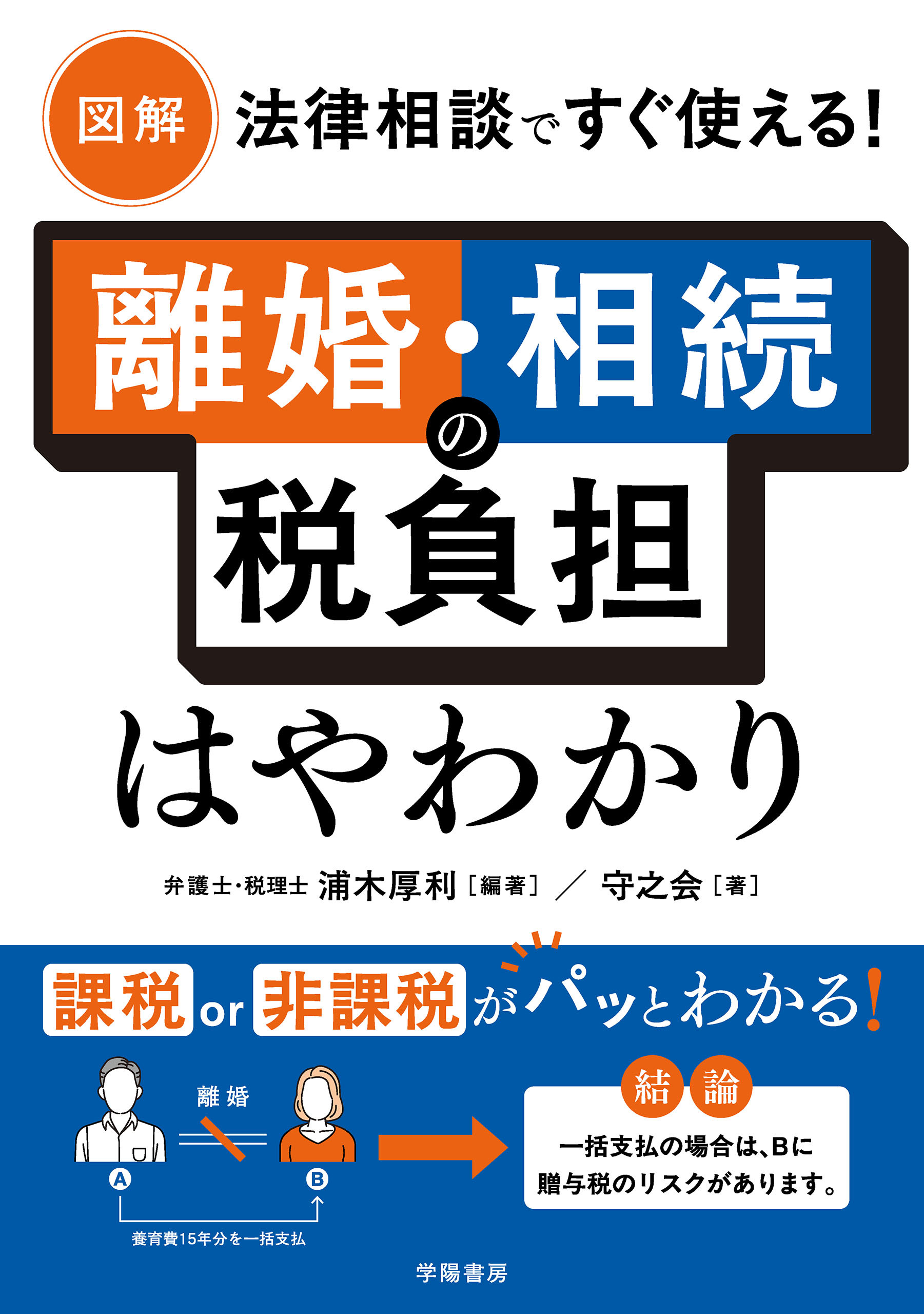 図解　法律相談ですぐ使える！　離婚・相続の税負担はやわかり