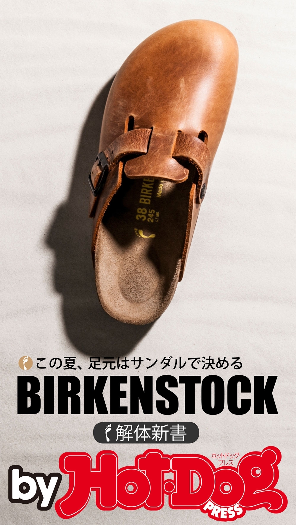 ｂｙ　Ｈｏｔ－Ｄｏｇ　ＰＲＥＳＳ　ＢＩＲＫＥＮＳＴＯＣＫ解体新書　この夏、足元はサンダルで決める