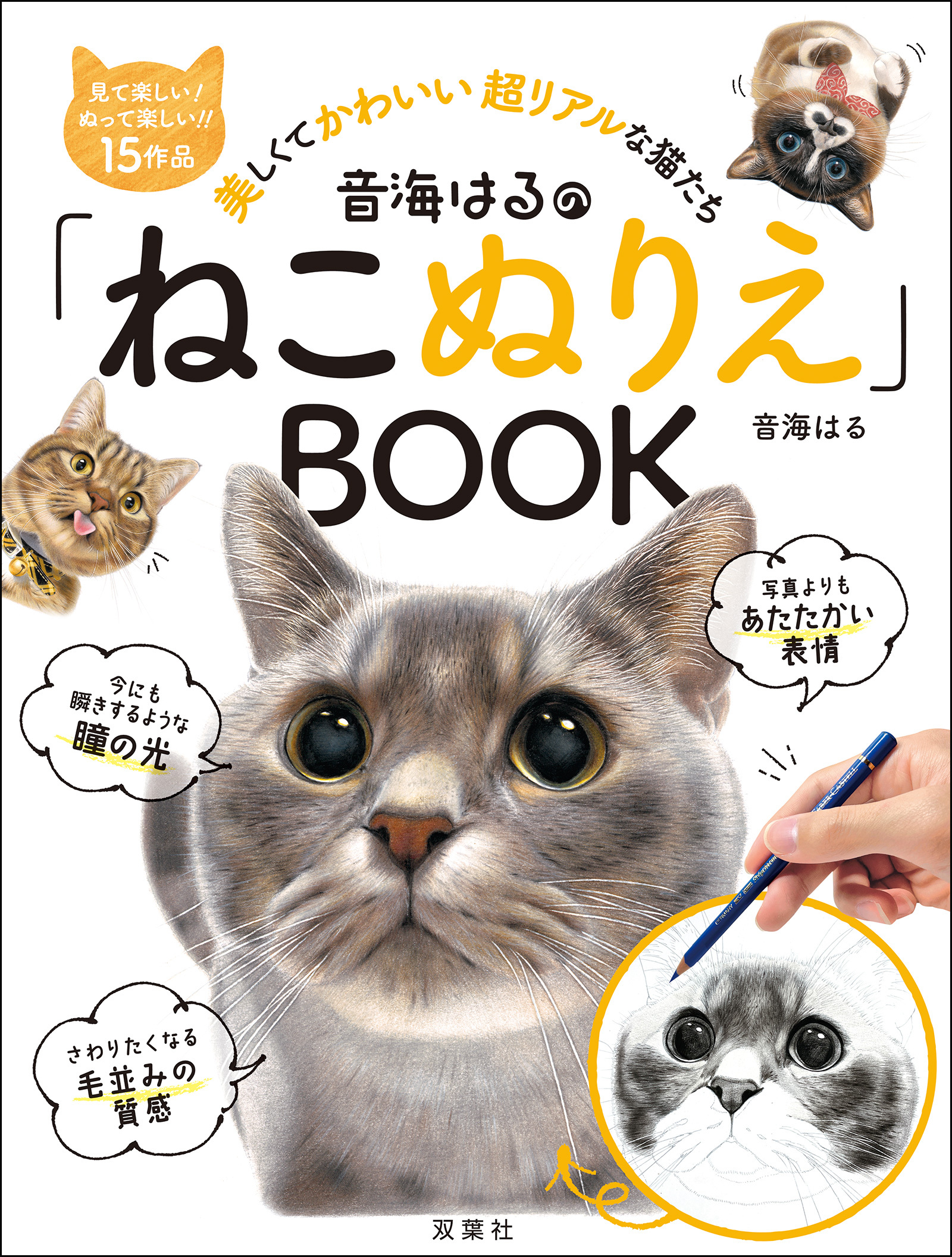 音海はるの「ねこぬりえ」BOOK