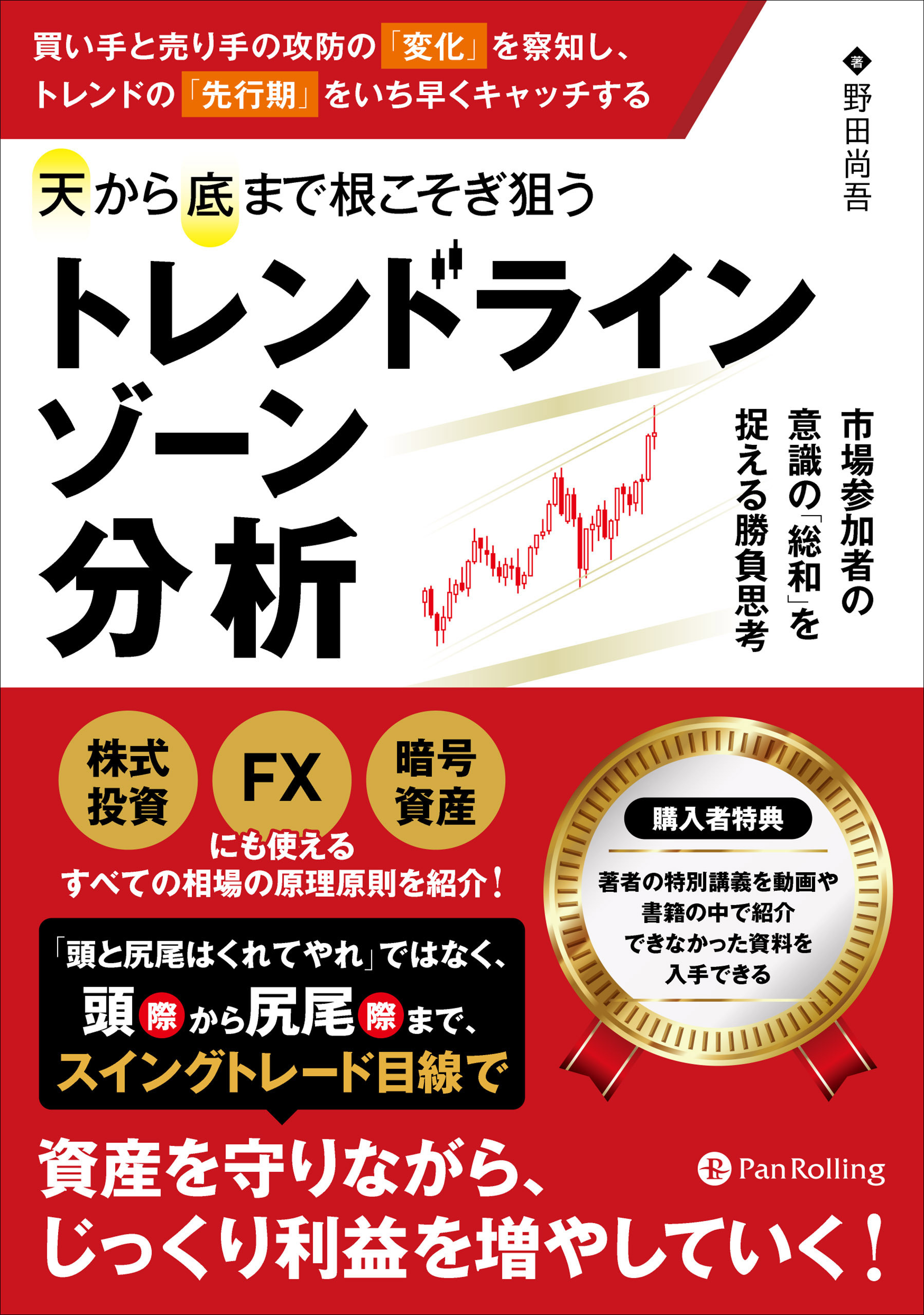 買い手と売り手の攻防の「変化」を察知し、トレンドの「先行期」をいち早くキャッチする天から底まで根こそぎ狙う「トレンドラインゾーン」分析 ──市場参加者の意識の「総和」を捉える勝負思考