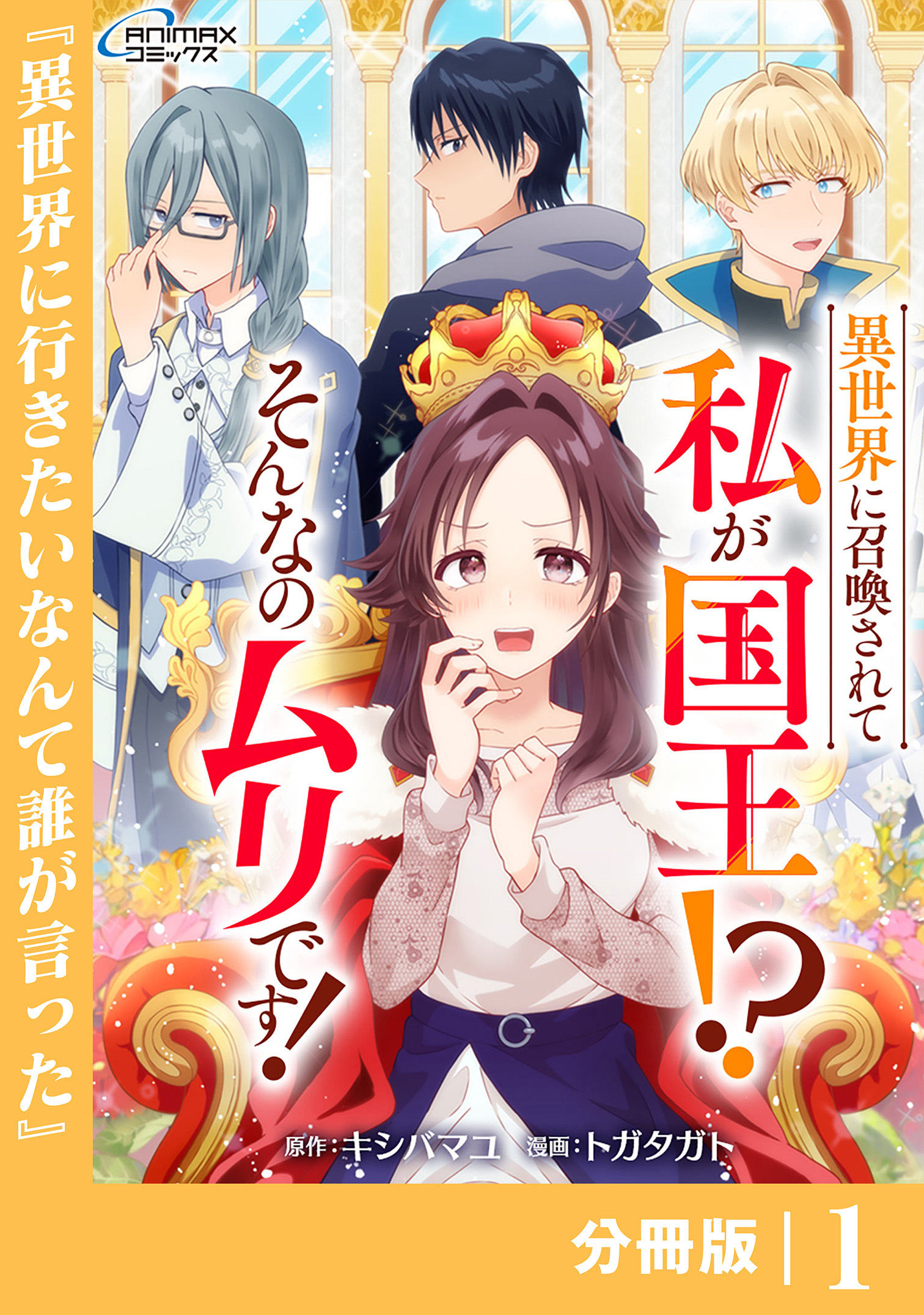 異世界に召喚されて私が国王！？　そんなのムリです！【分冊版】1（ANIMAXコミックス）