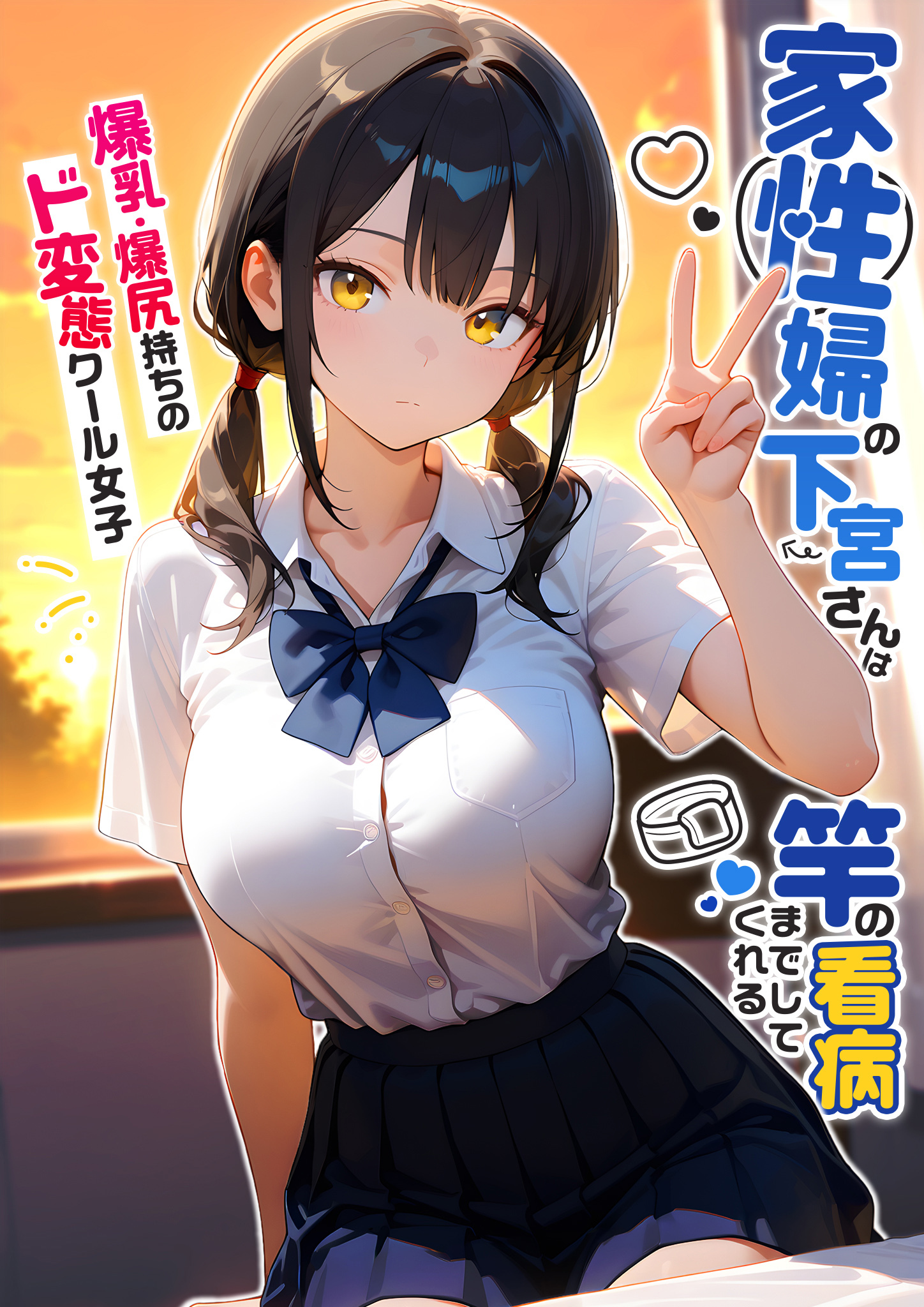 家性婦の下宮さんは竿の看病までしてくれる ～爆乳・爆尻持ちのド変態クール女子～