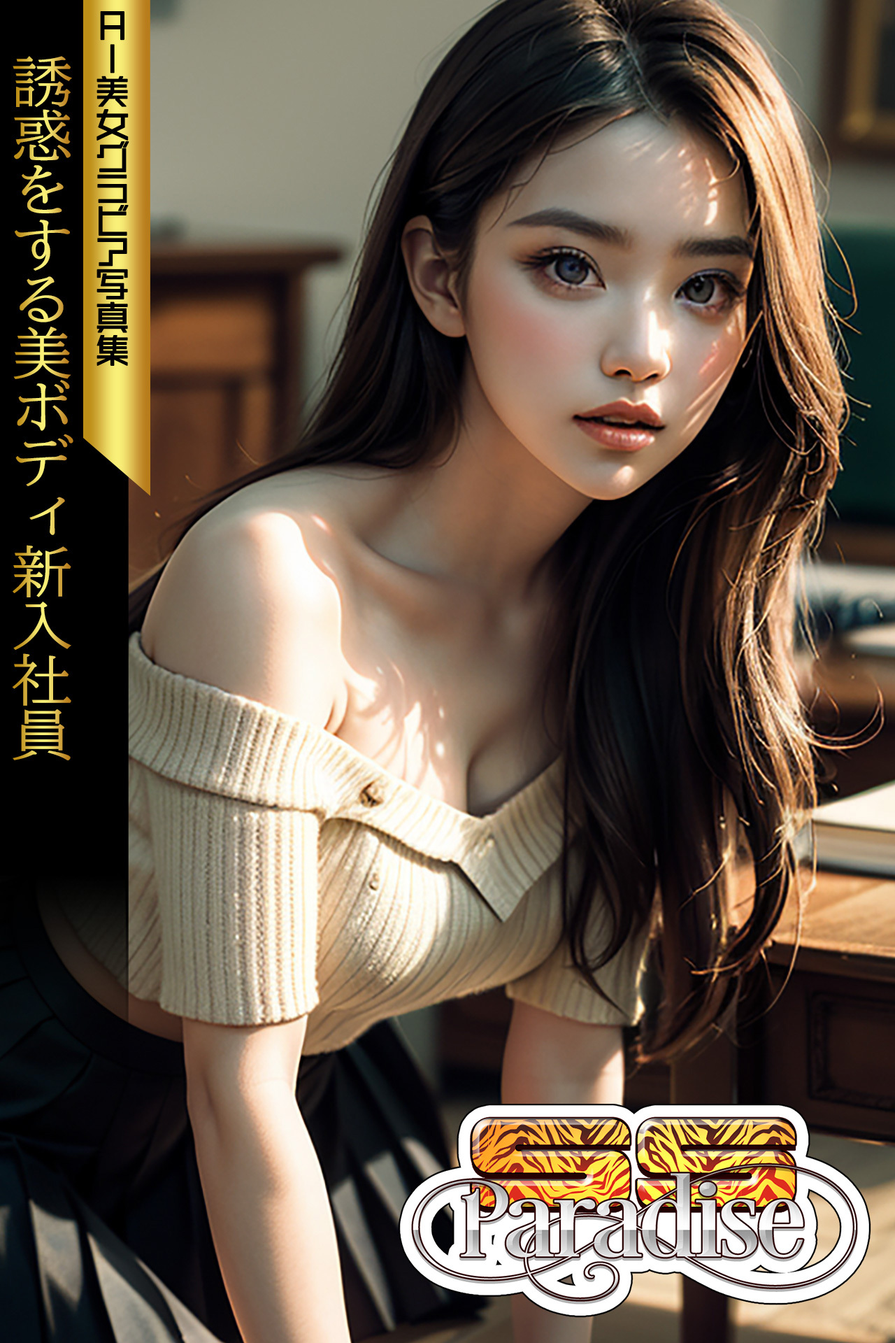 誘惑をする美ボディ新入社員　AI美女グラビア写真集【SS-Paradise】