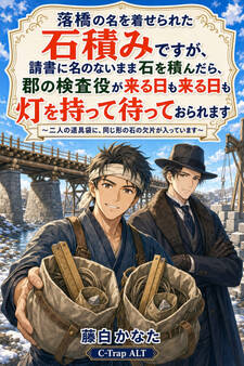 落橋の名を着せられた石積みですが、請書に名のないまま石を積んだら、郡の検査役が来る日も来る日も灯を持って待っておられます