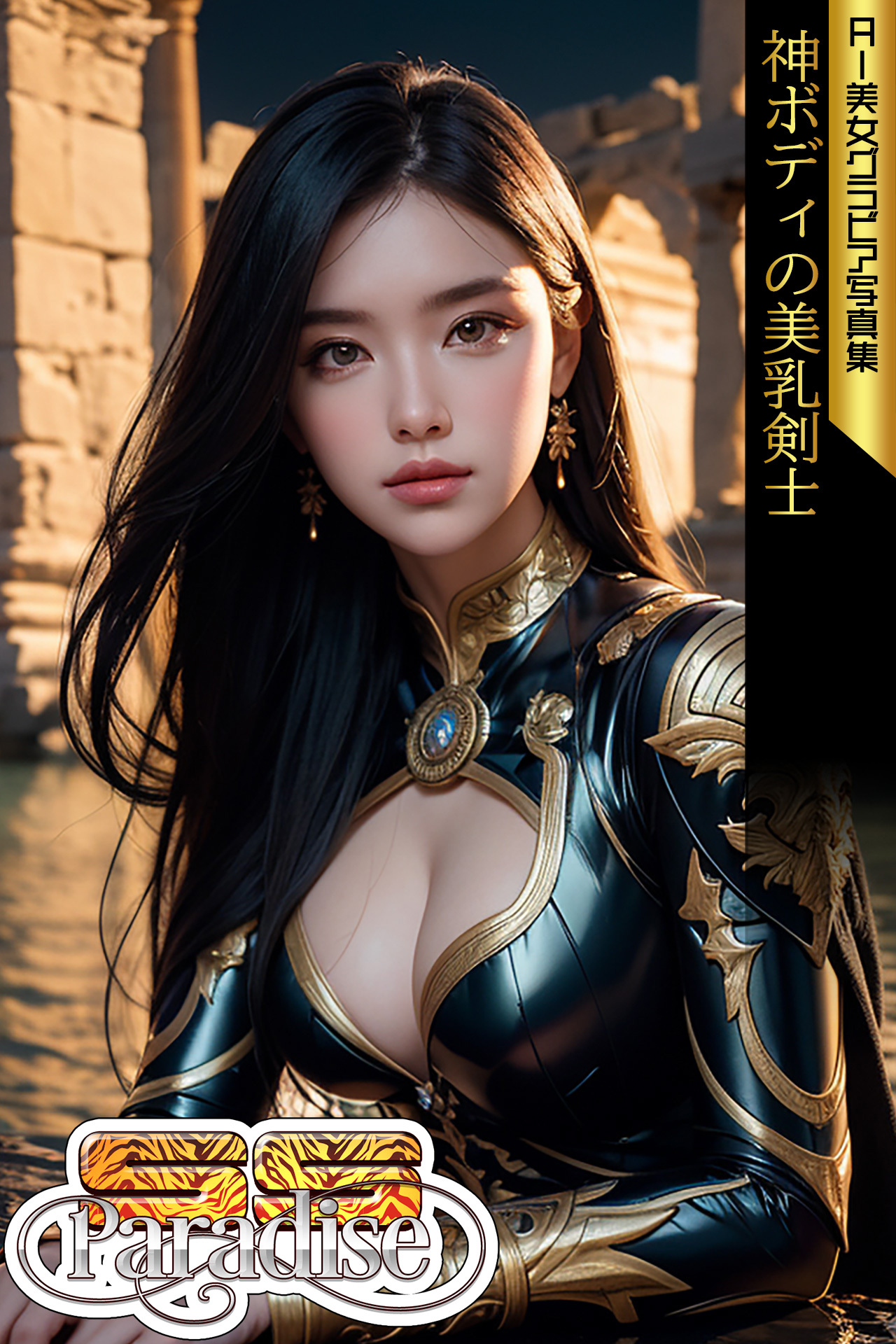 神ボディの美乳剣士　AI美女グラビア写真集【SS-Paradise】