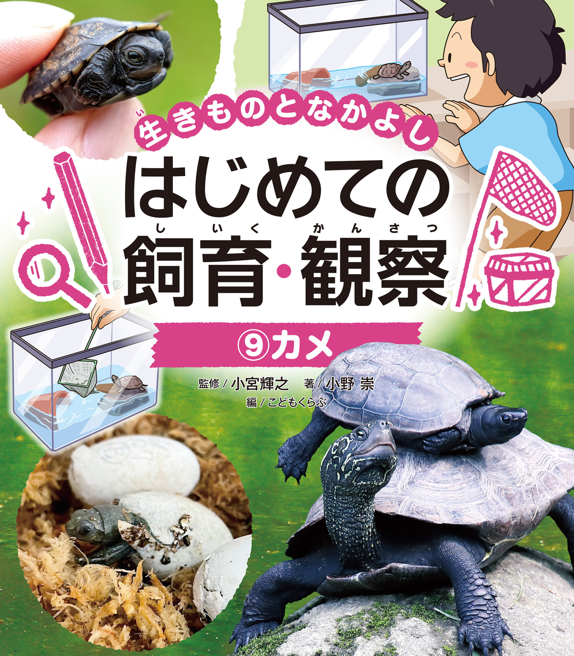 カメ９　生きものとなかよし　はじめての飼育・観察