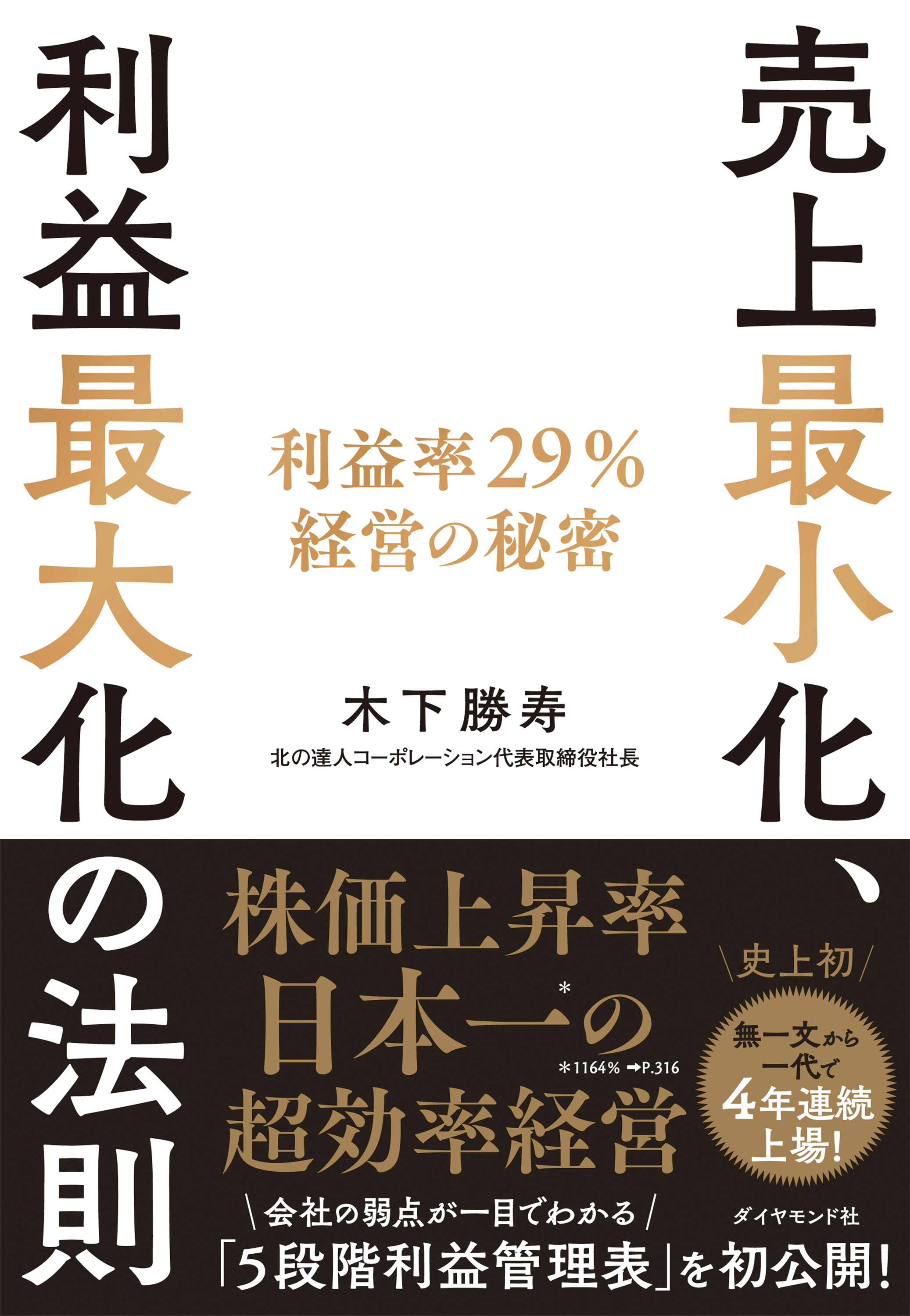 売上最小化、利益最大化の法則―――利益率２９％経営の秘密