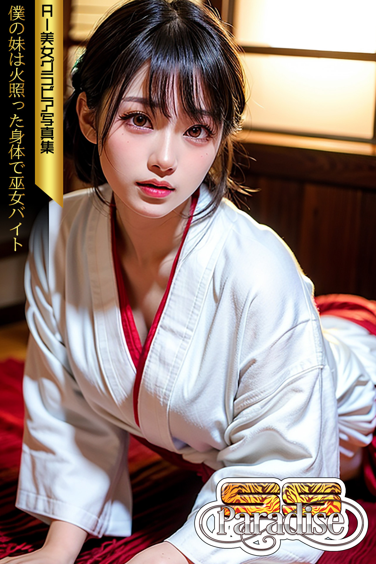 SS-Paradise　僕の妹は火照った身体で巫女バイト　AI美女グラビア写真集