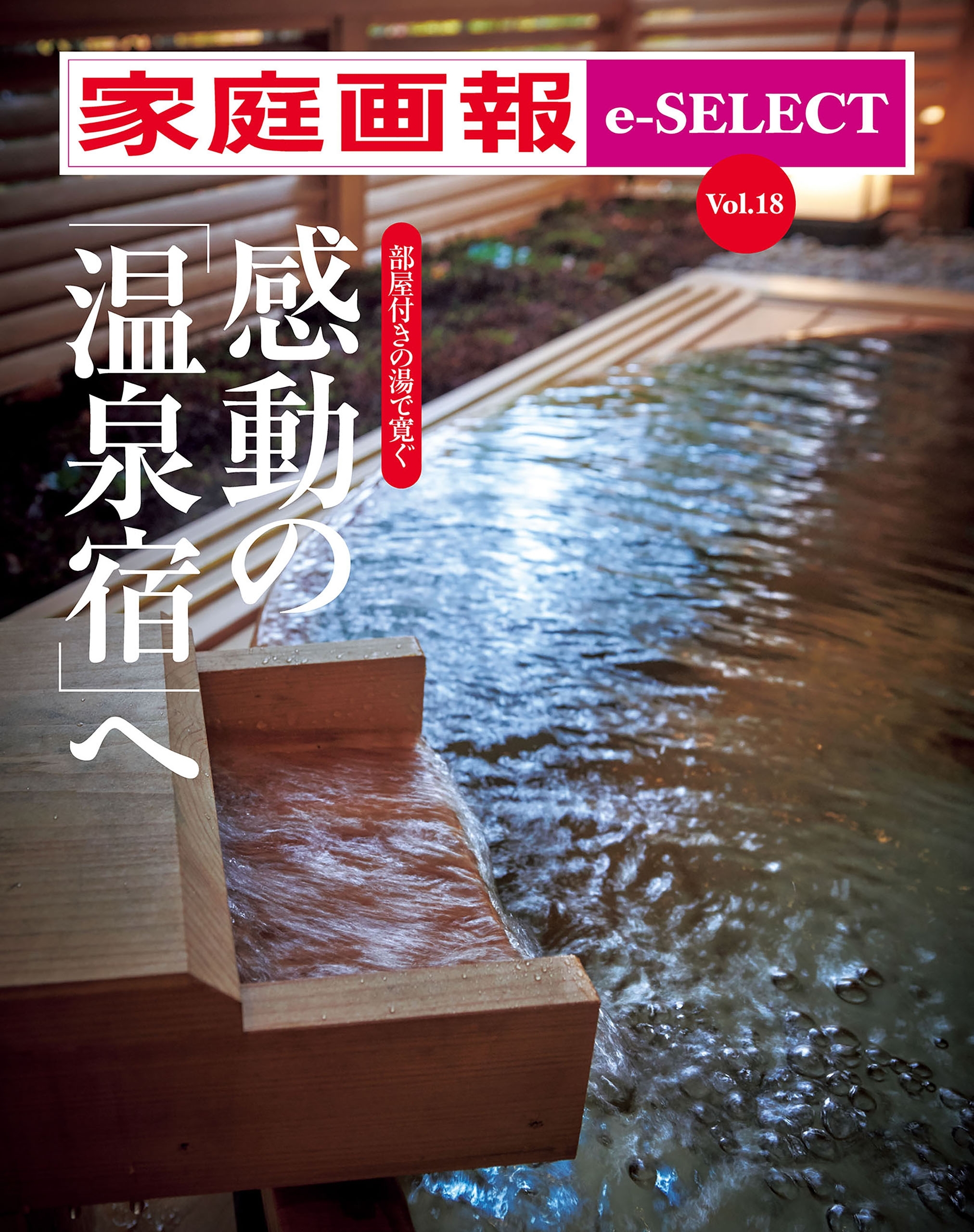 家庭画報 e-SELECT Vol.18 部屋付きの湯で寛ぐ 感動の「温泉宿」へ[雑誌]