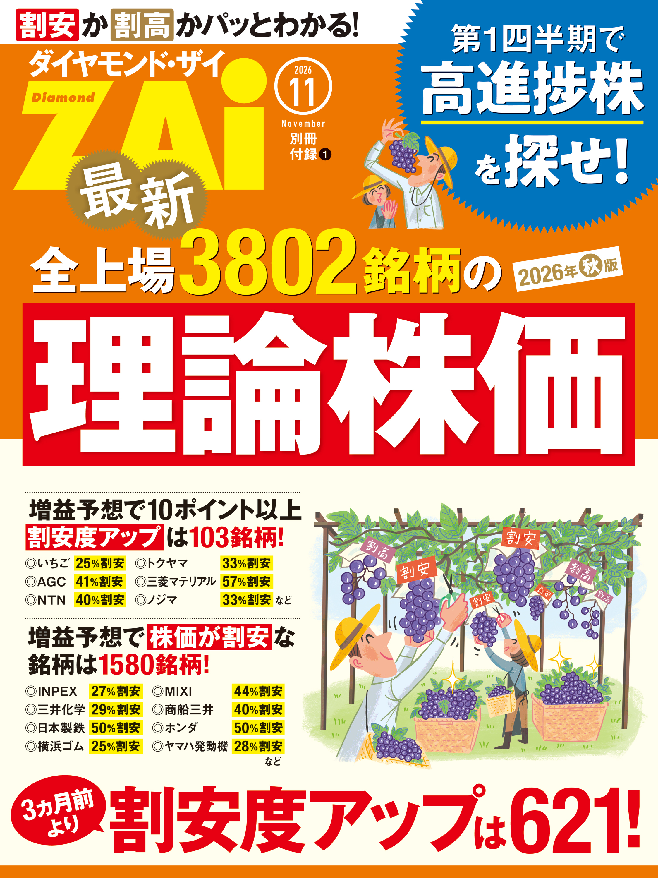 最新全上場3802銘柄の理論株価　2026年秋版