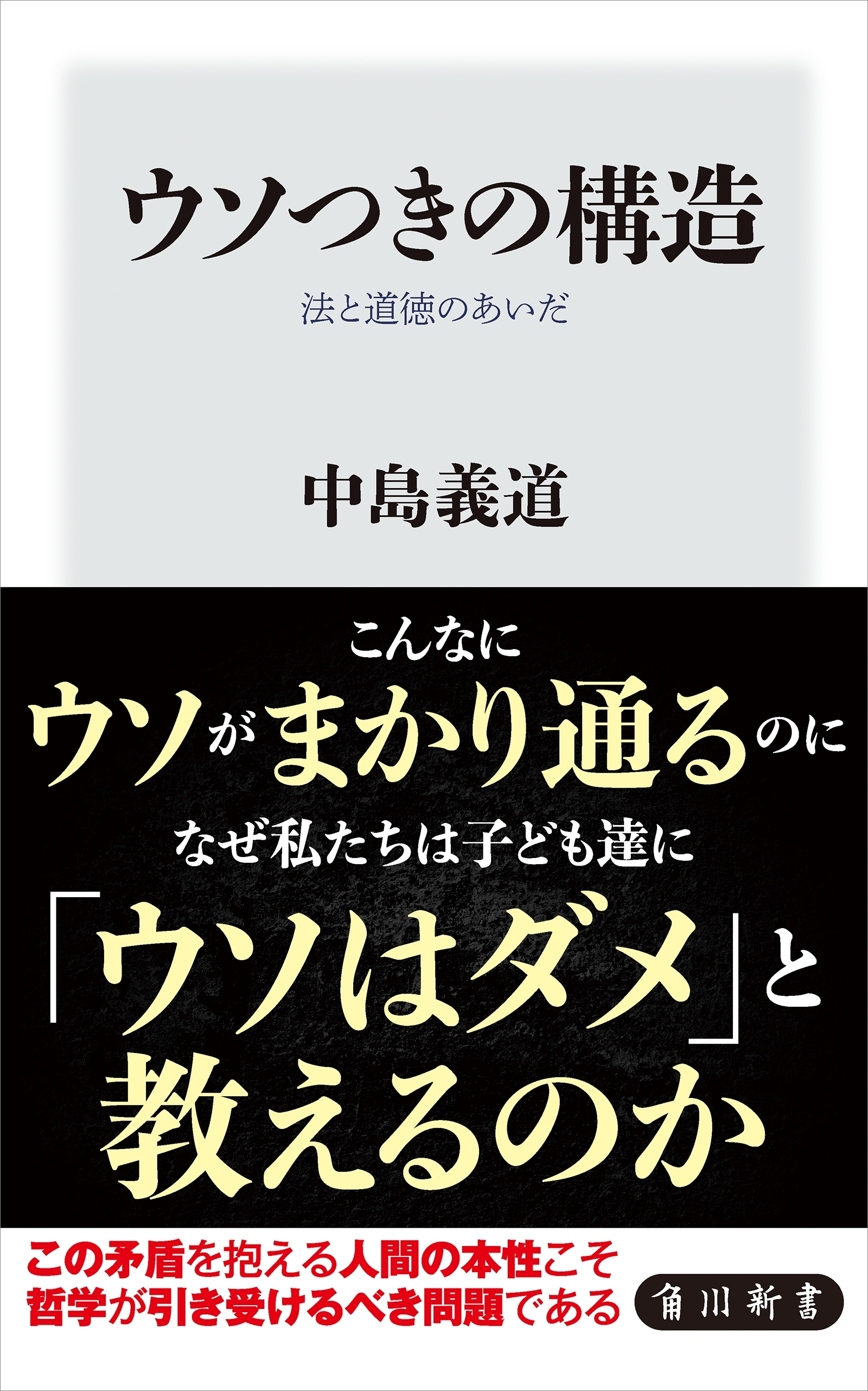 ウソつきの構造　法と道徳のあいだ