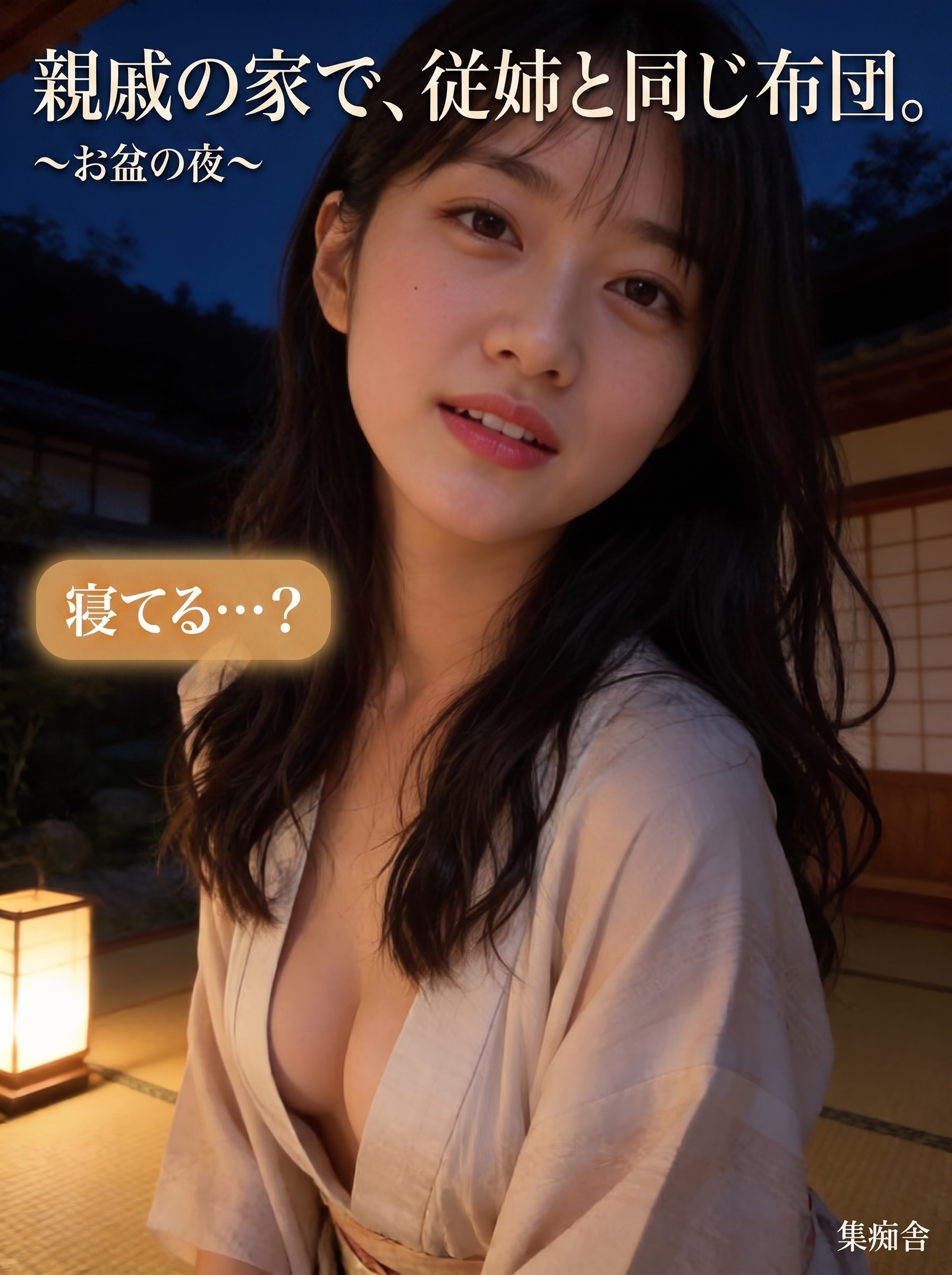 親戚の家で、従姉と同じ布団。 ～お盆の夜～