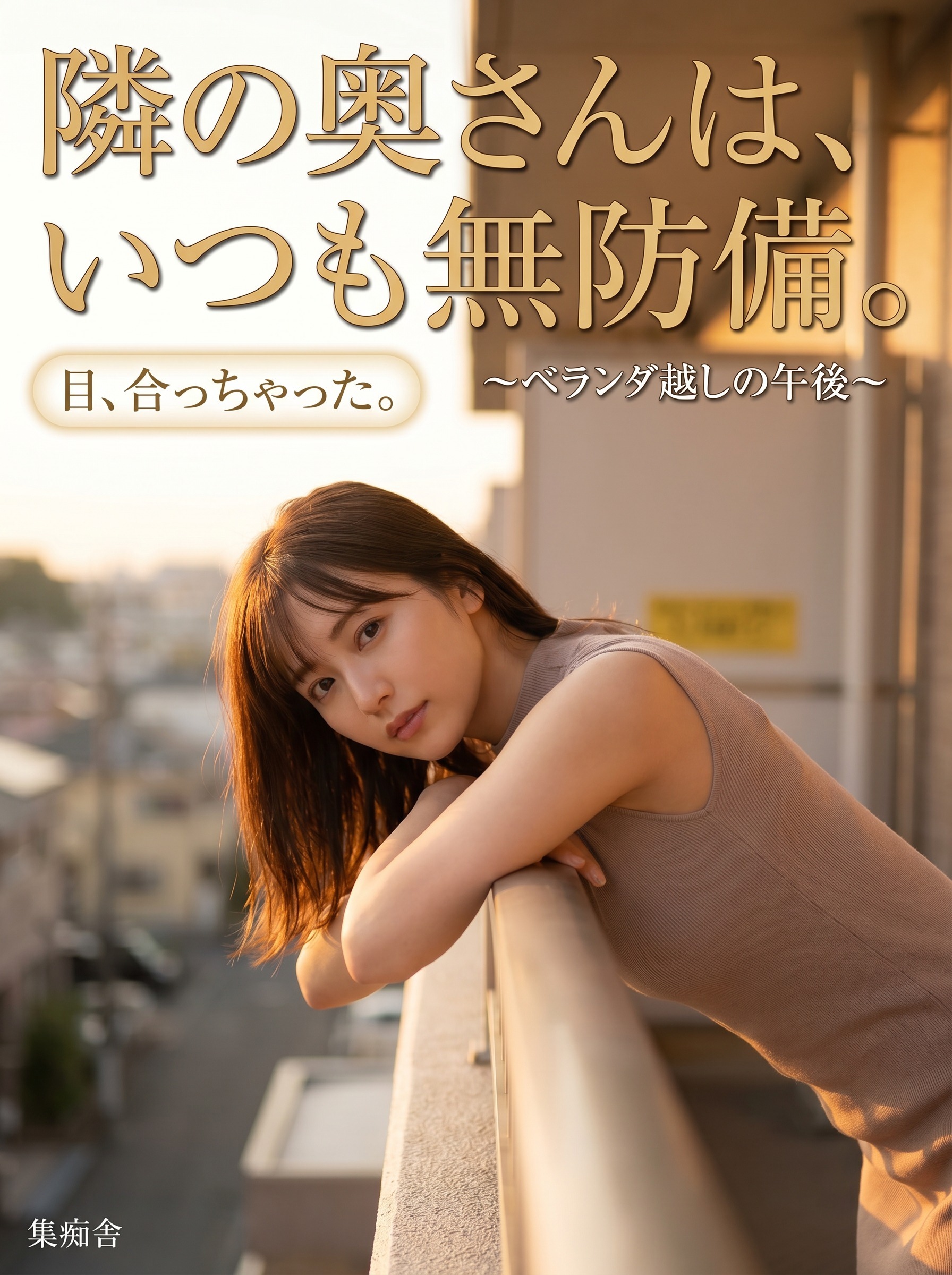 隣の奥さんは、いつも無防備。 ～ベランダ越しの午後～