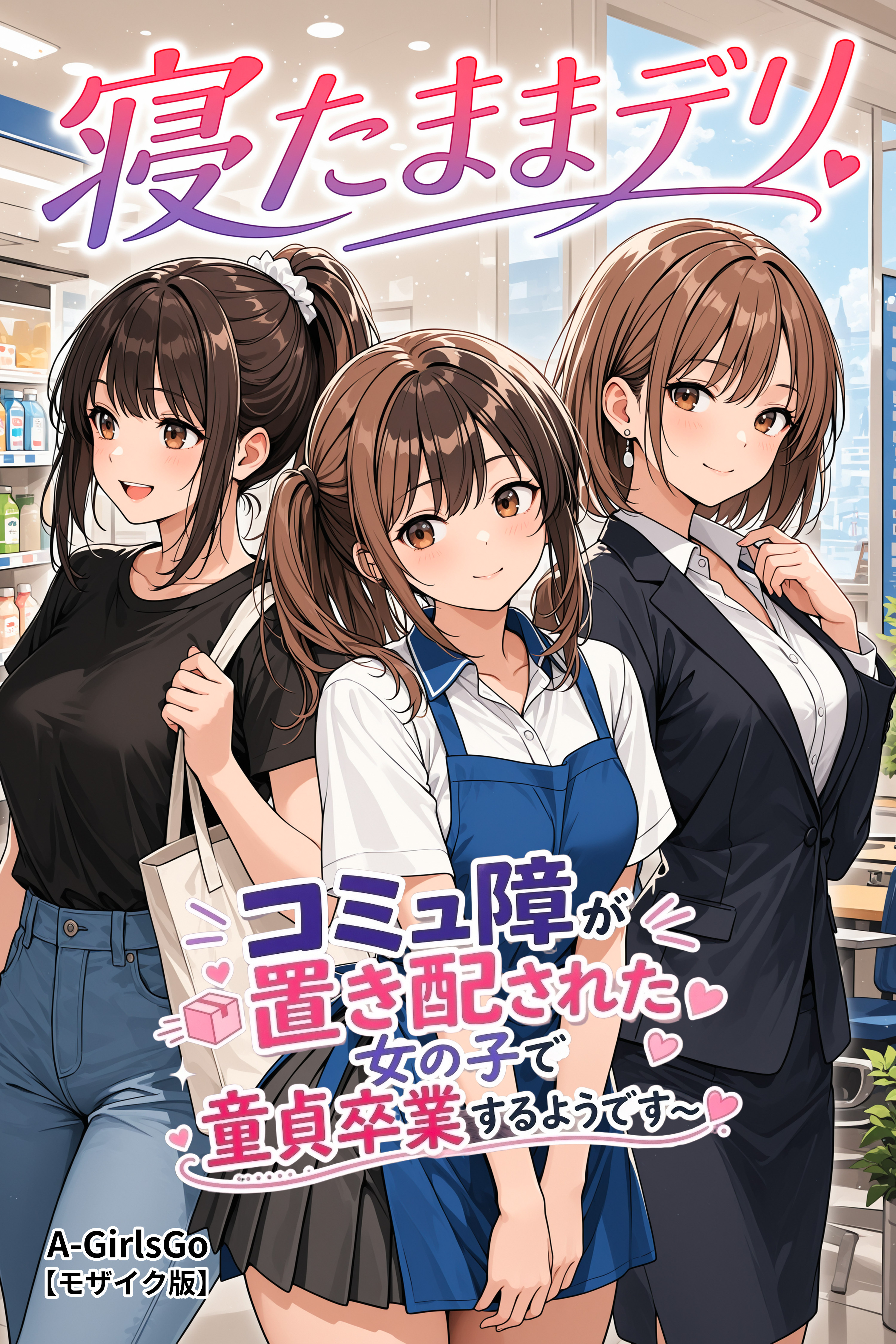 寝たままデリ ～コミュ障が置き配された女の子で童貞卒業するようです～【モザイク版】