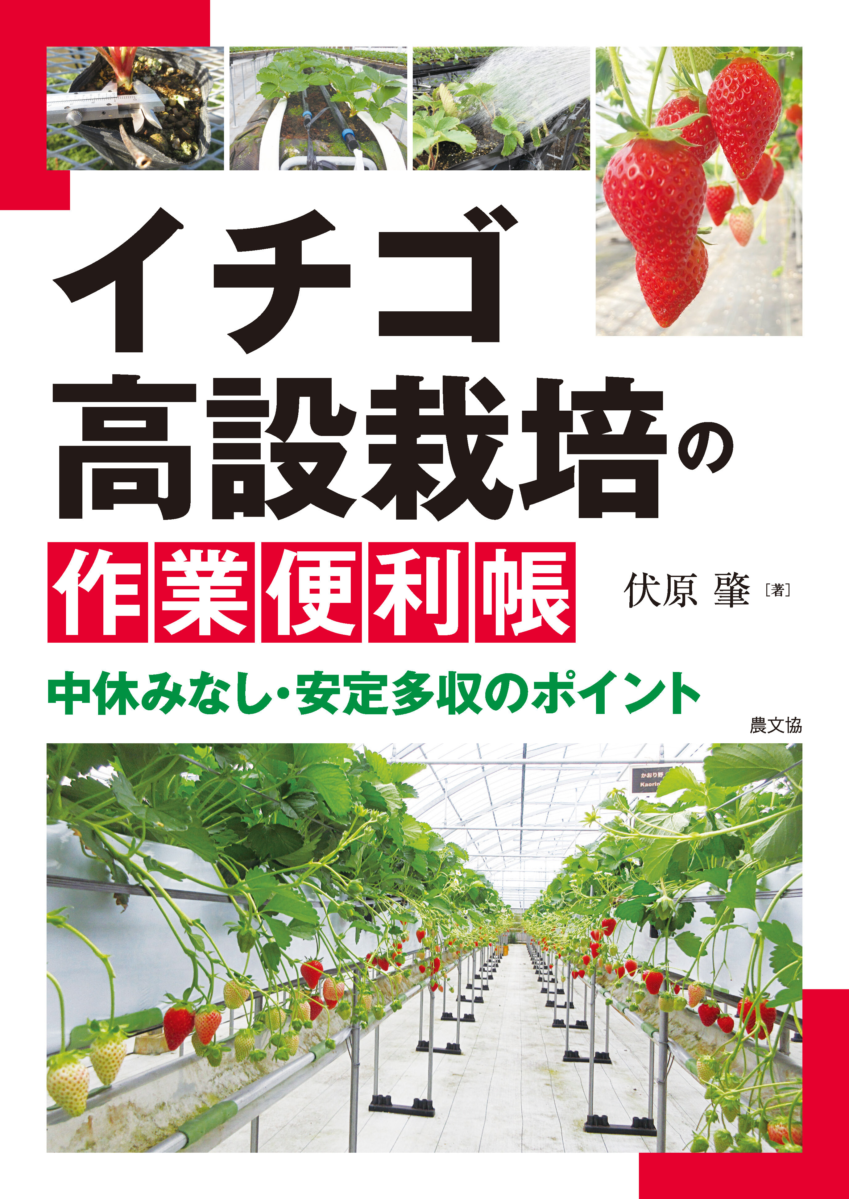 イチゴ高設栽培の作業便利帳