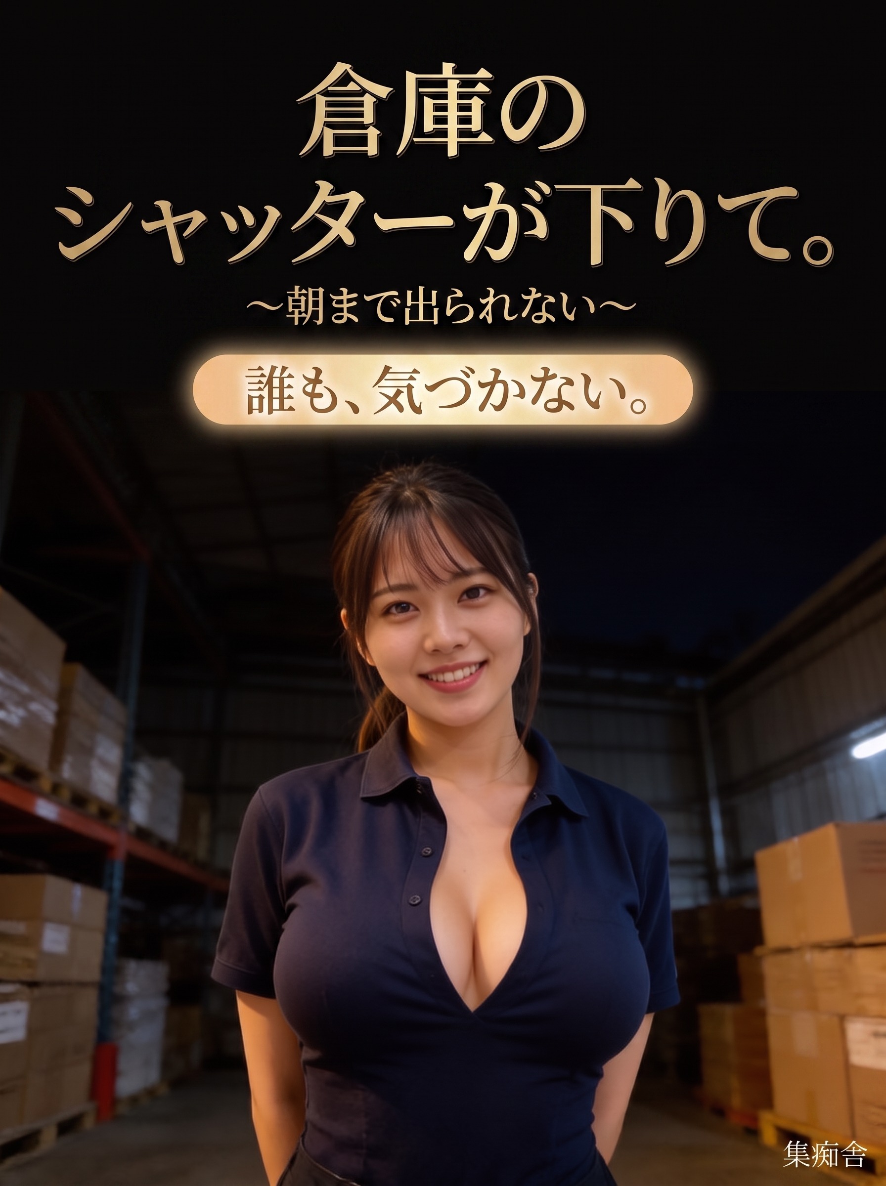 倉庫のシャッターが下りて。 ～朝まで出られない～