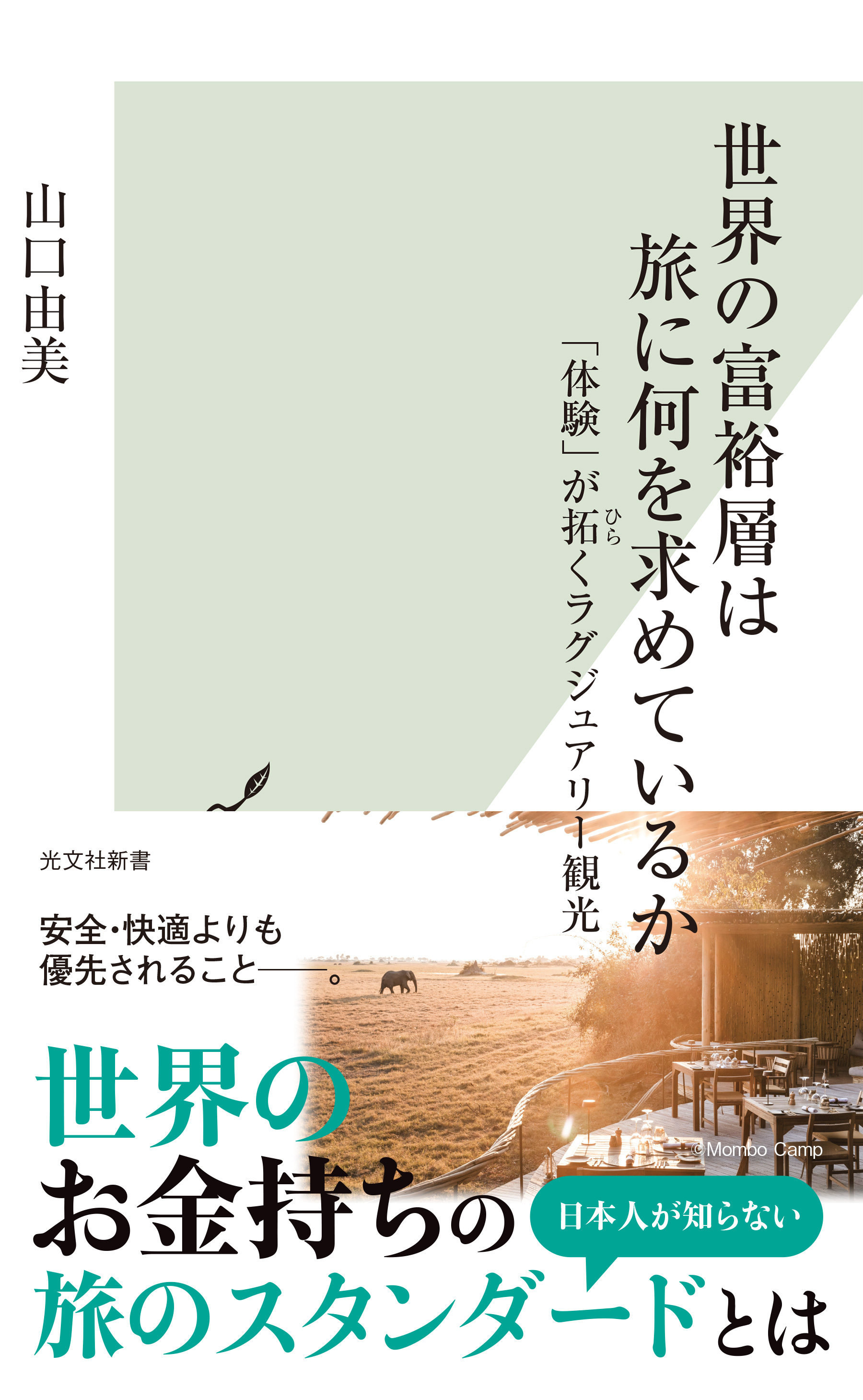 世界の富裕層は旅に何を求めているか～「体験」が拓くラグジュアリー観光～