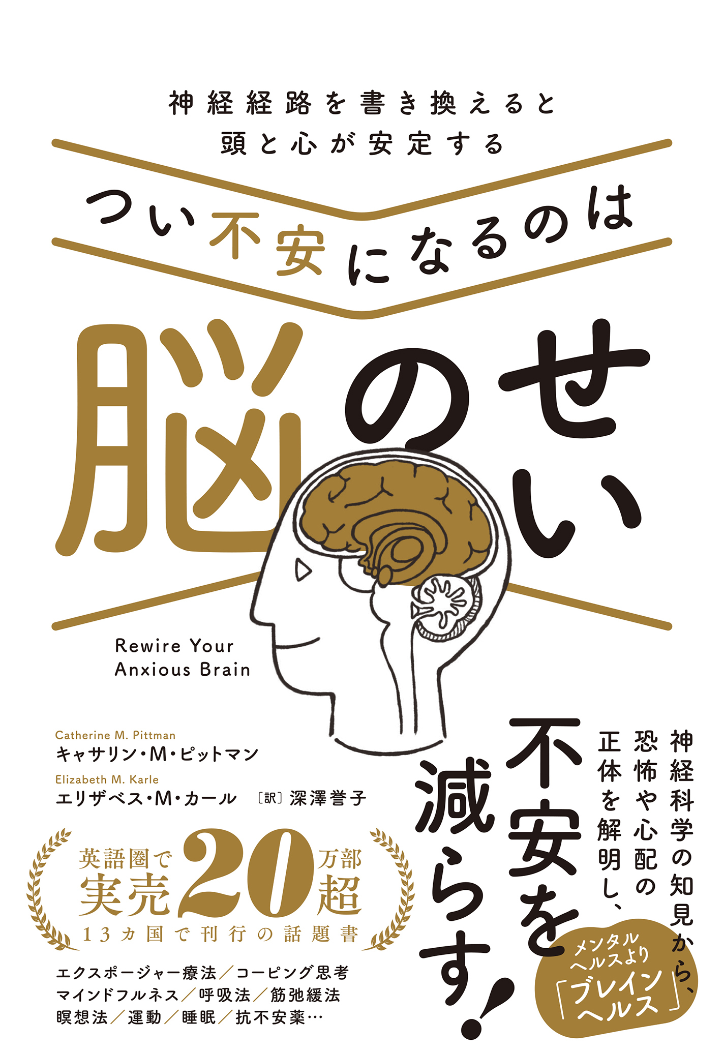 つい不安になるのは脳のせい 神経経路を書き換えると頭と心が安定する
