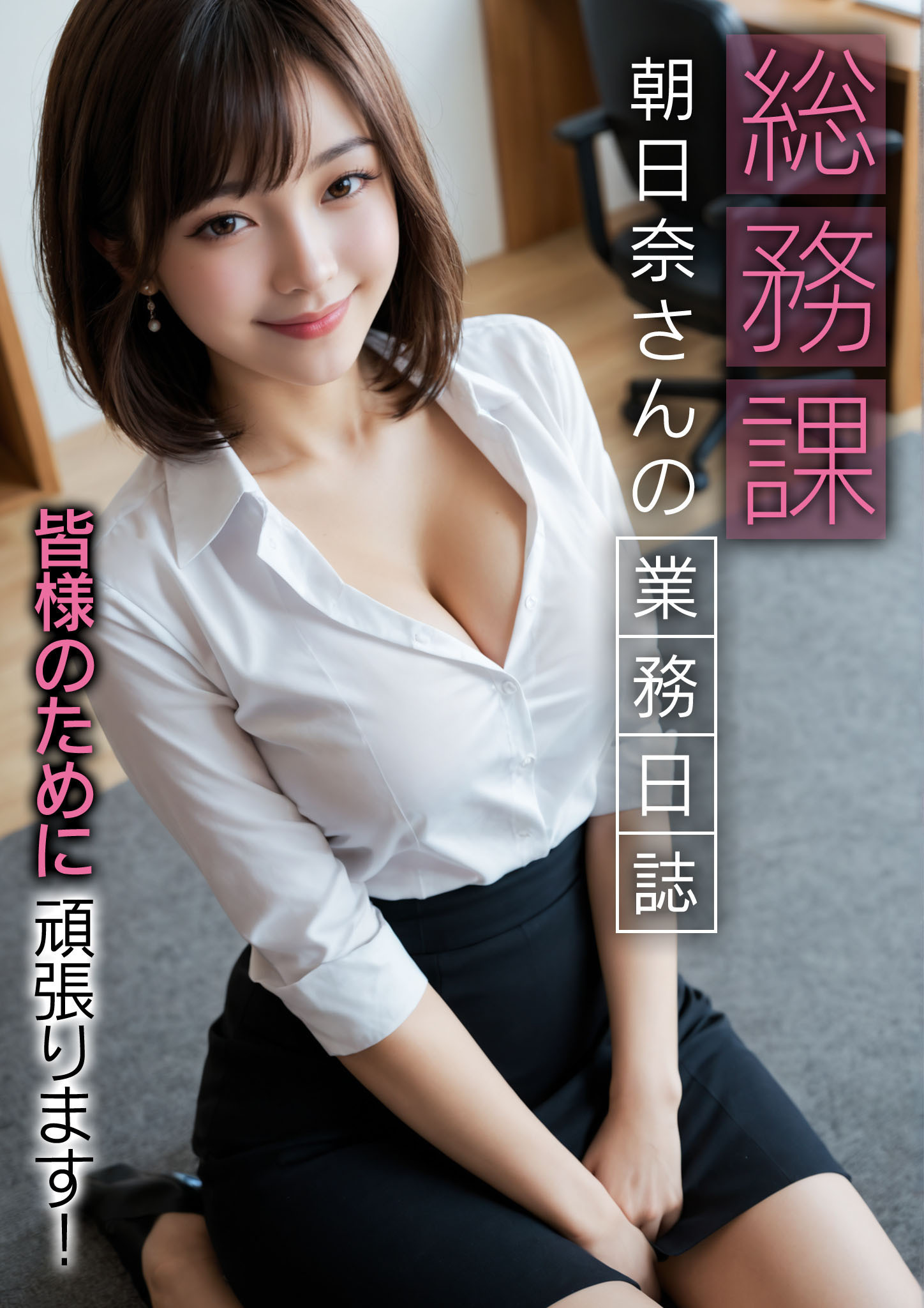 総務課朝日奈さんの業務日誌 ～皆様のために頑張ります！～