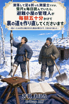 滑落して足を折った測量士ですが、雪尺を毎日読んでいたら、避難小屋の管理人が毎朝五十分かけて裏の道を作り直してくださいます