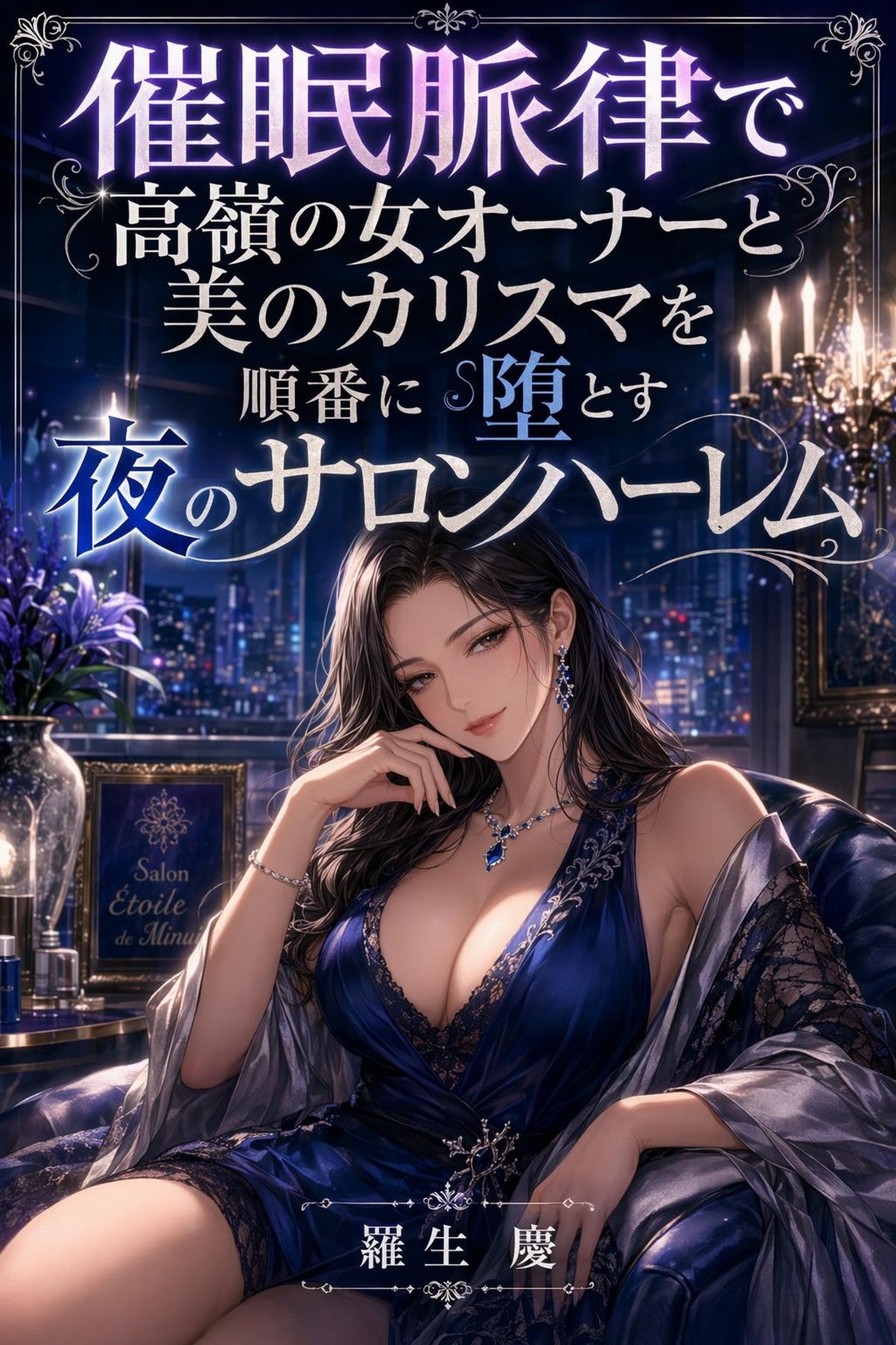 催眠脈律で高嶺の女オーナーと美のカリスマを順番に堕とす夜のサロンハーレム
